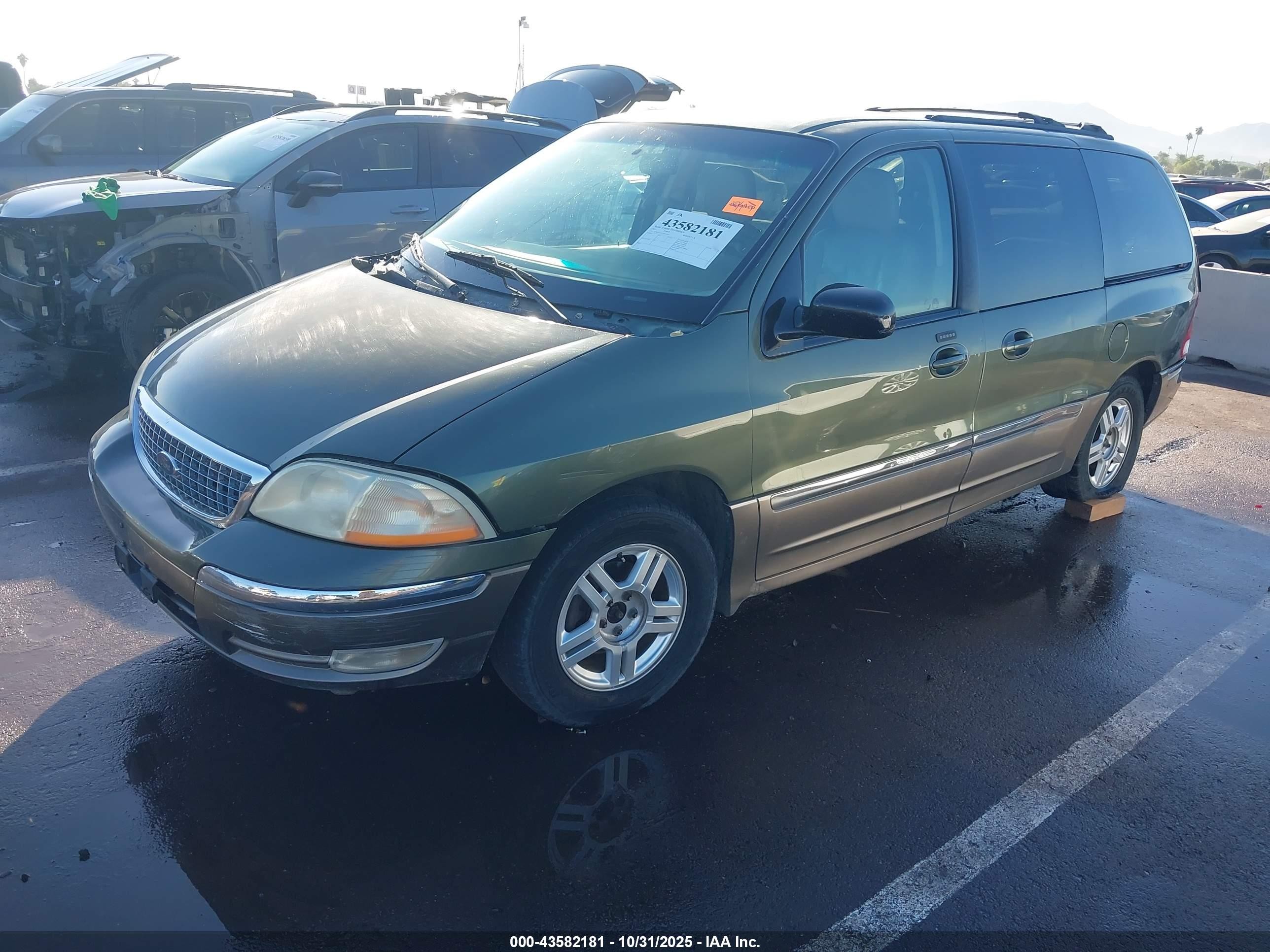 2002 Ford Windstar Sel Green vin: 2FMDA53422BA14411