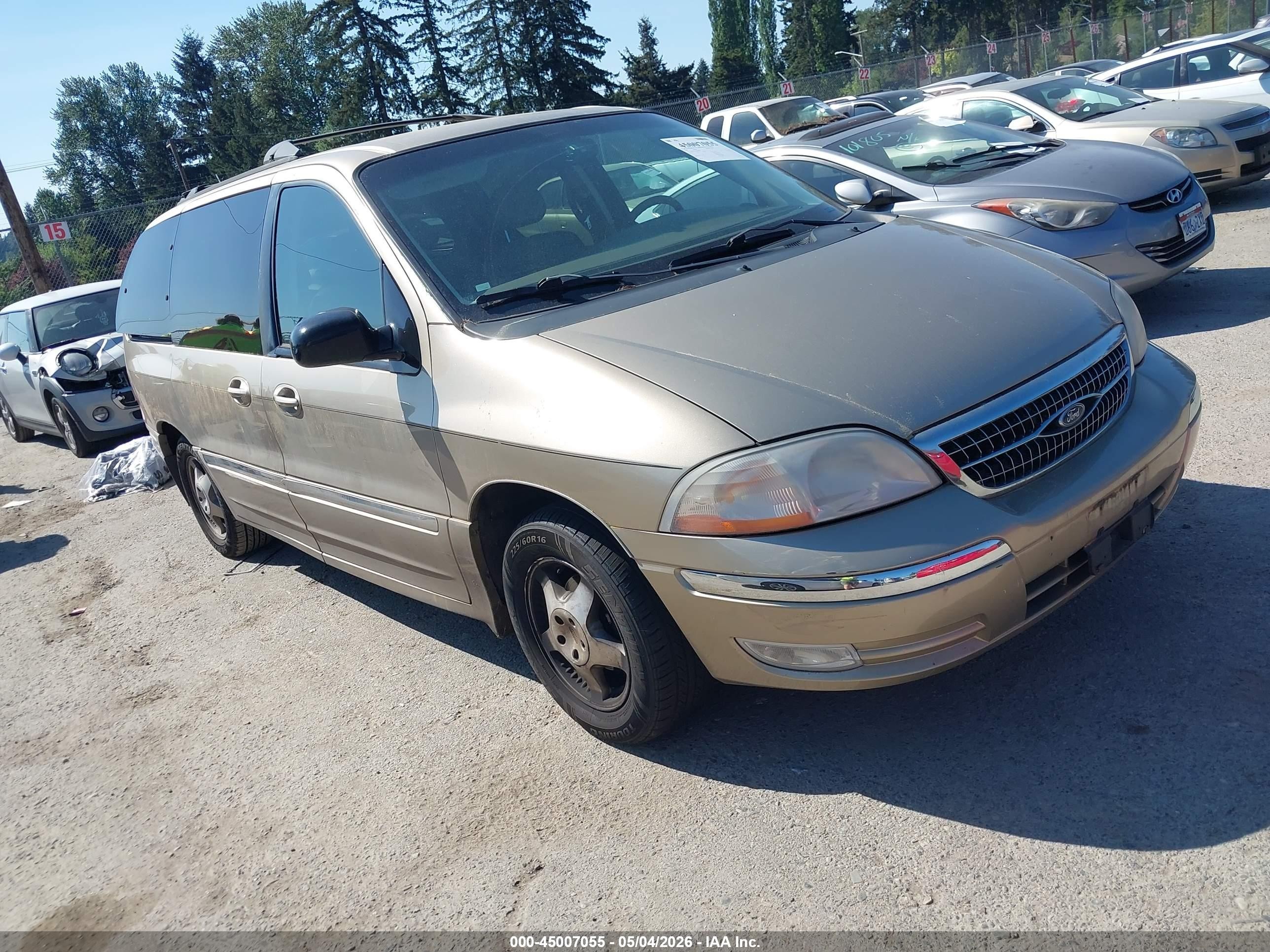 1999 Ford Windstar Sel Золотой vin: 2FMDA5343XBB48691
