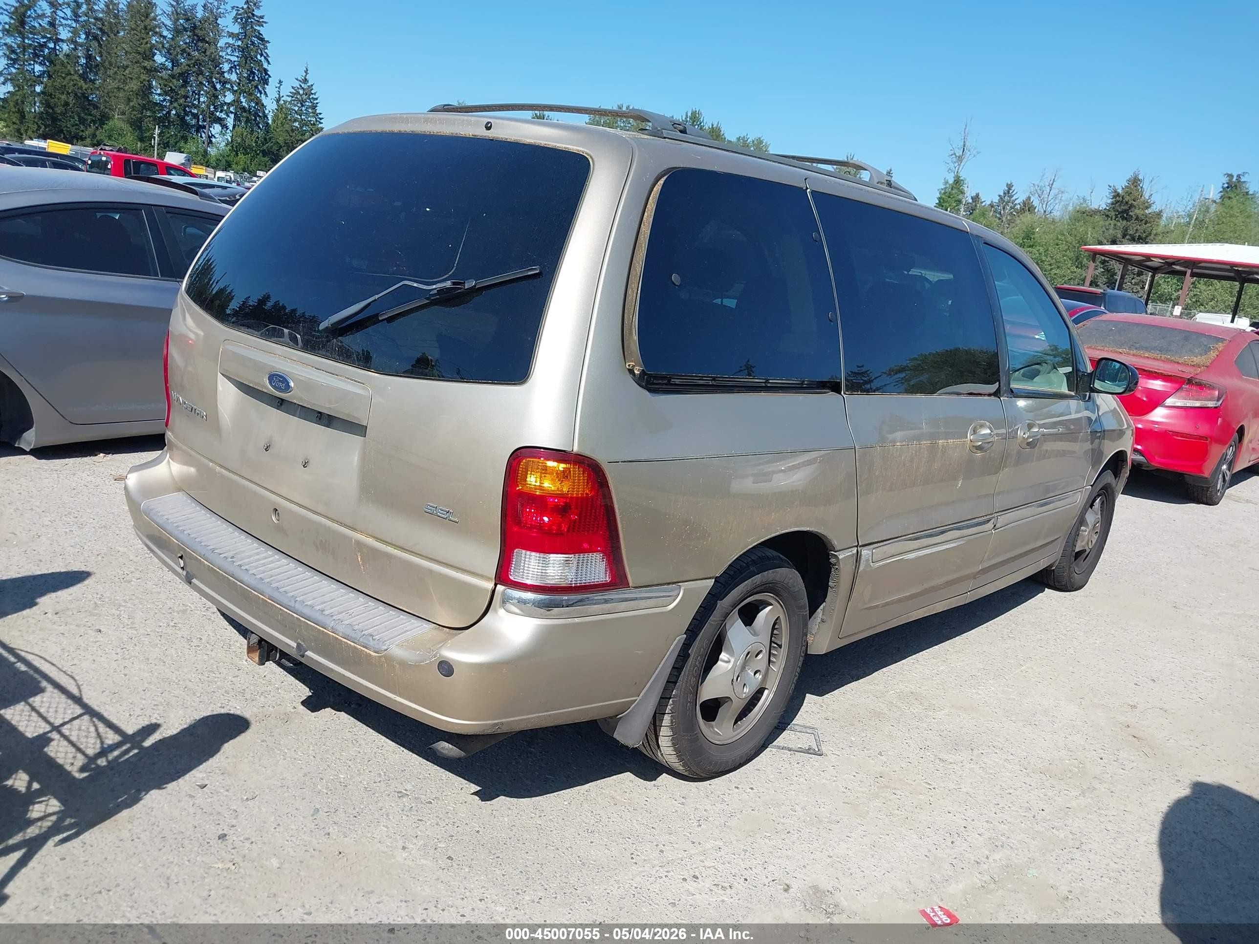 1999 Ford Windstar Sel Gold vin: 2FMDA5343XBB48691