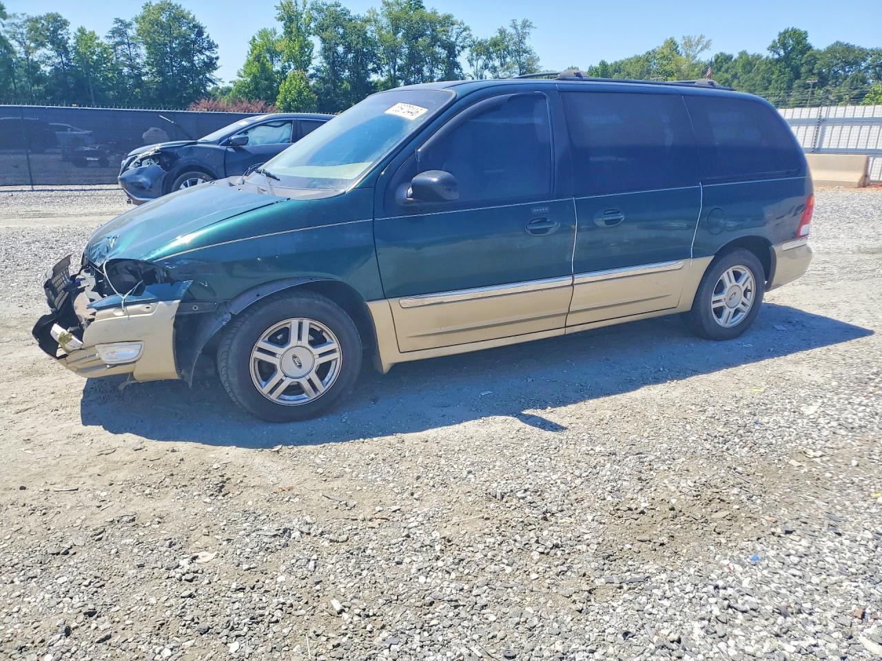 2001 Ford Windstar Sel Green vin: 2FMDA53441BB09518
