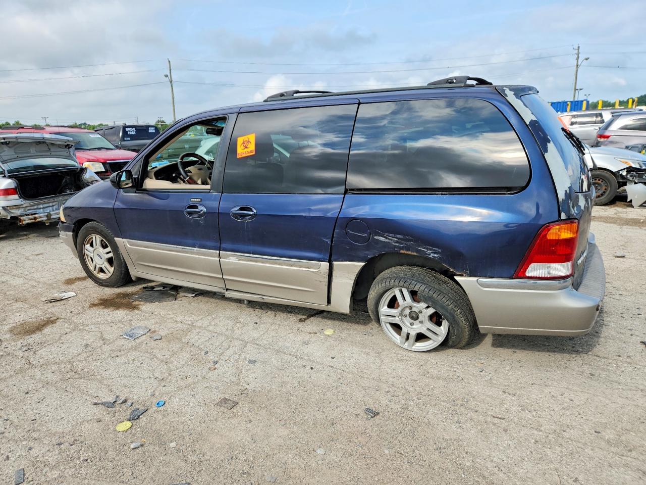 2002 Ford Windstar Sel Blue vin: 2FMDA53472BB27142