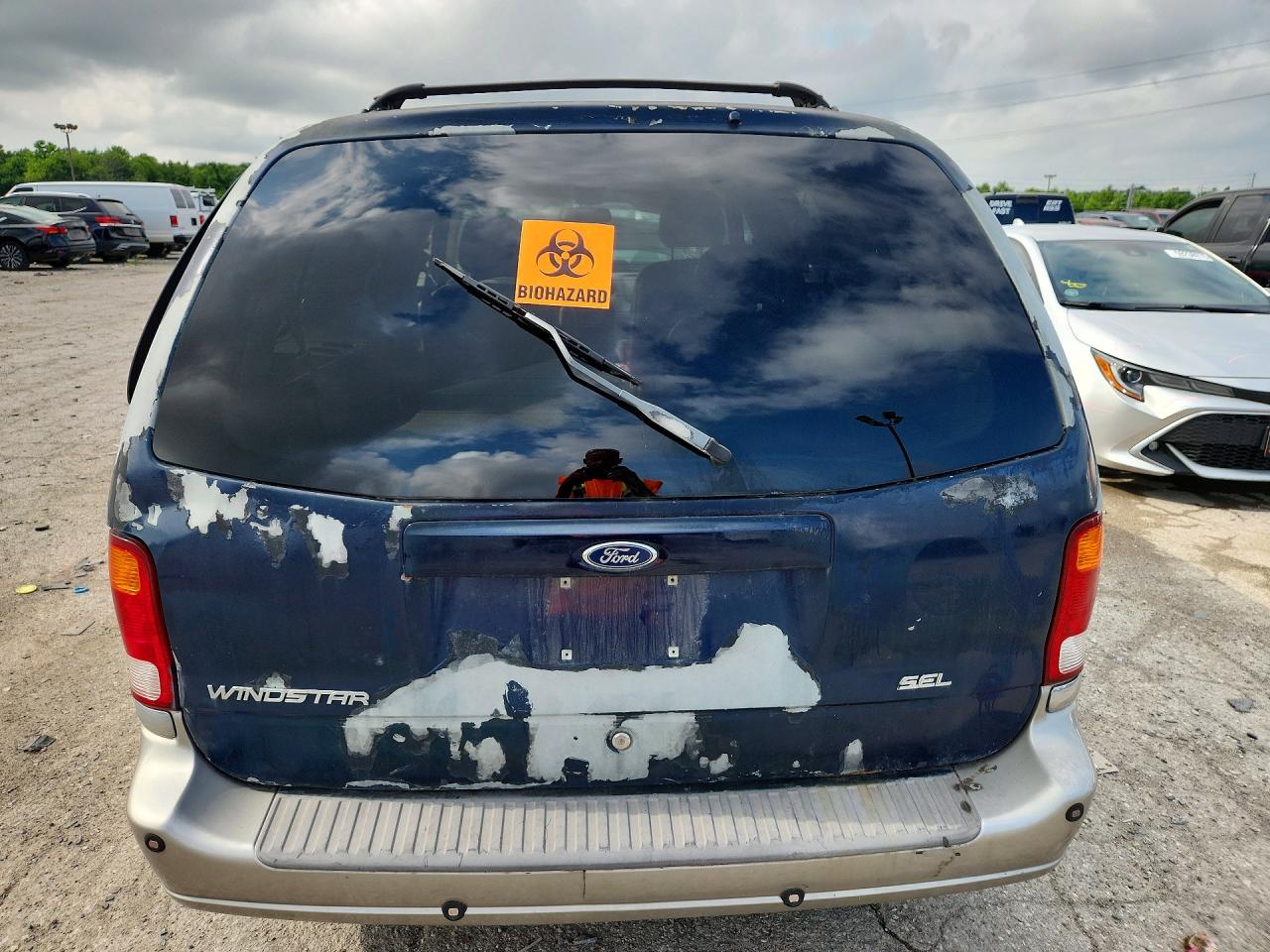 2002 Ford Windstar Sel Blue vin: 2FMDA53472BB27142