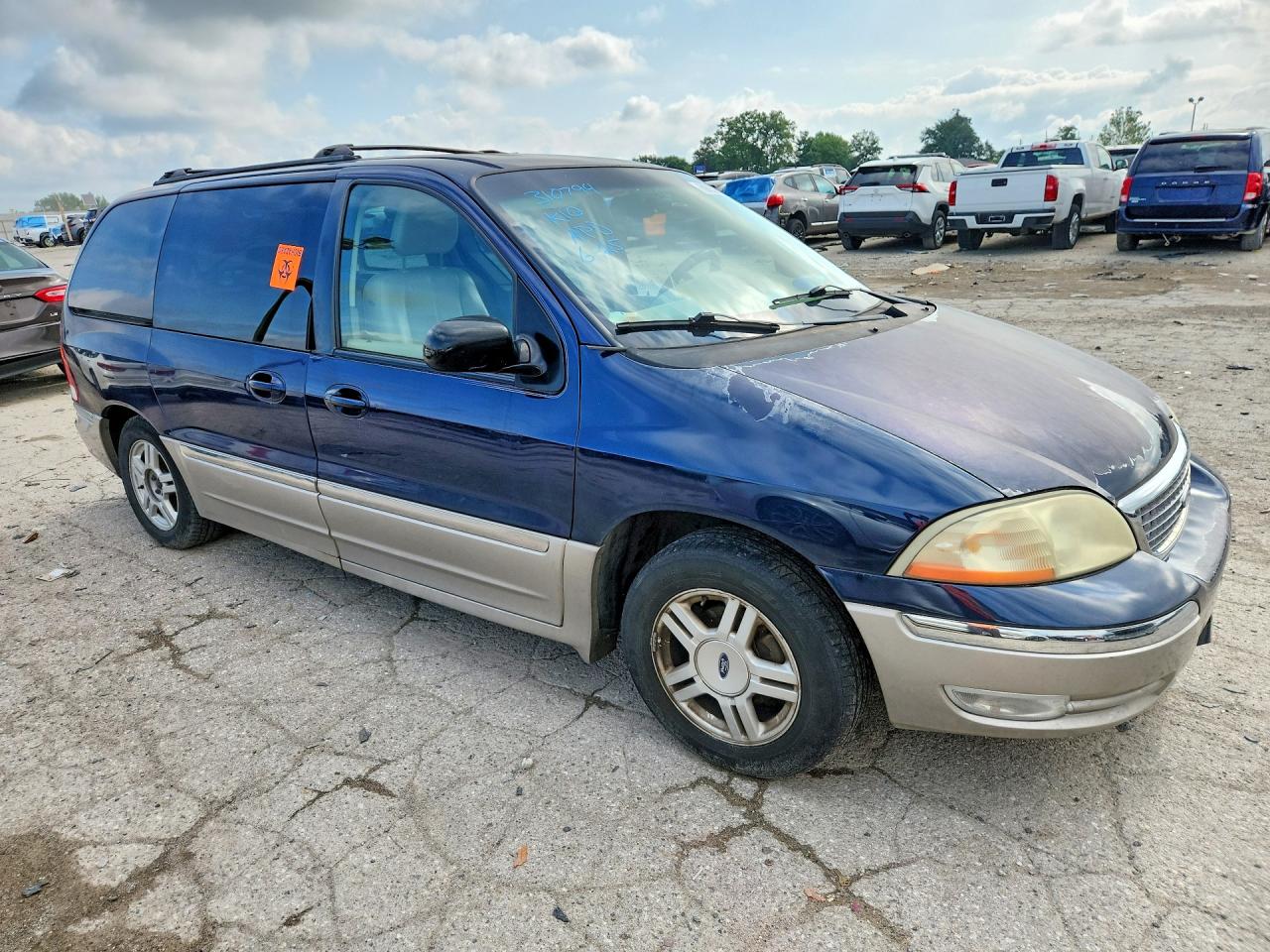 2002 Ford Windstar Sel Blue vin: 2FMDA53472BB27142