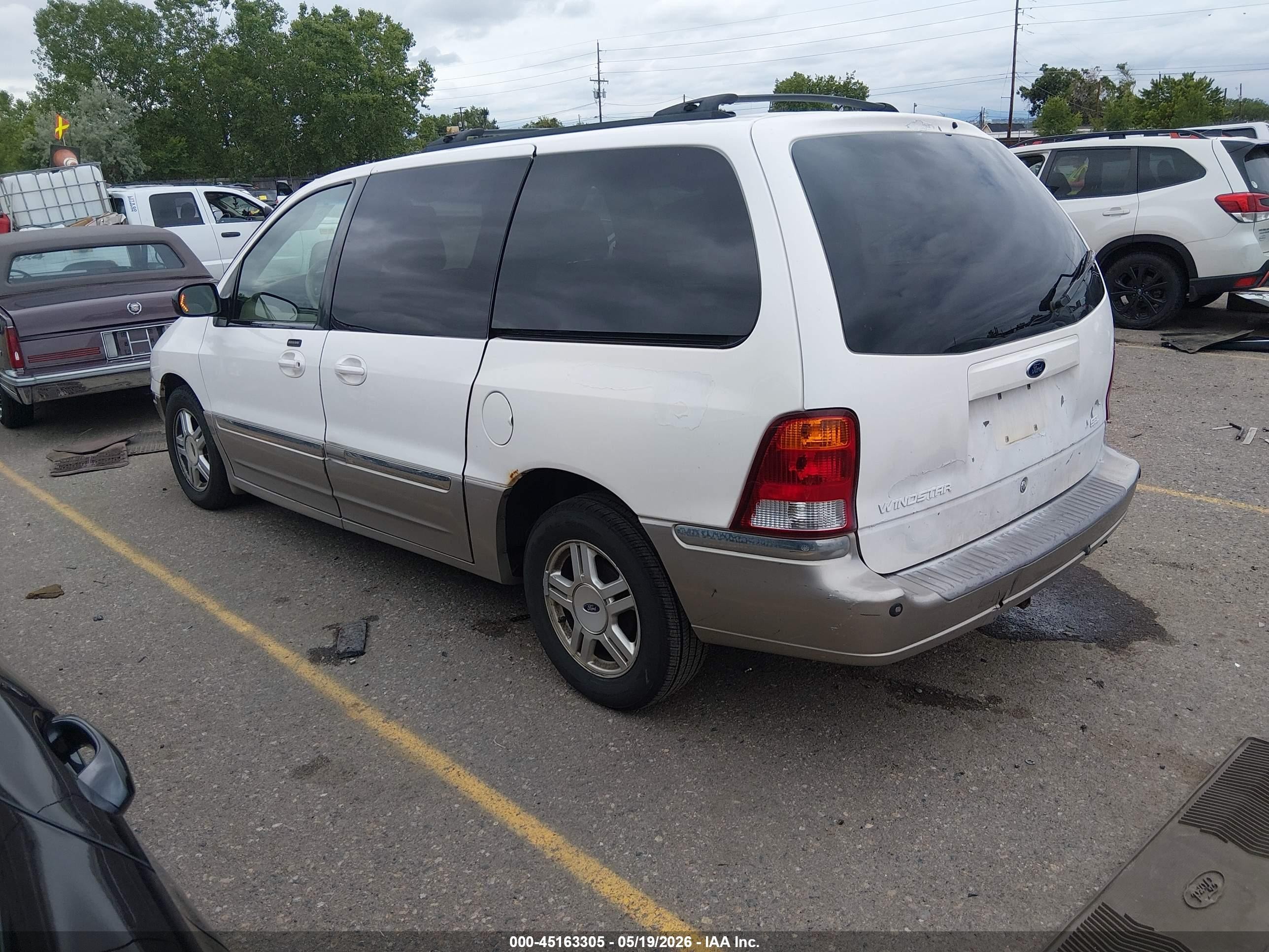 2002 Ford Windstar Sel Белый vin: 2FMDA53482BA56548