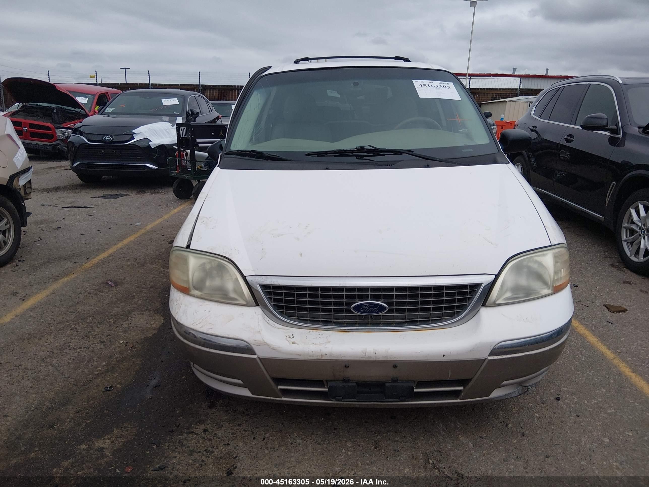 2002 Ford Windstar Sel Белый vin: 2FMDA53482BA56548