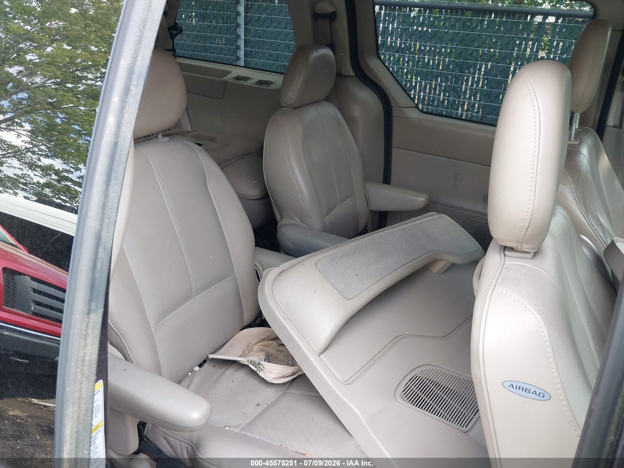 2003 Ford Windstar Sel Blue vin: 2FMDA53493BA89527