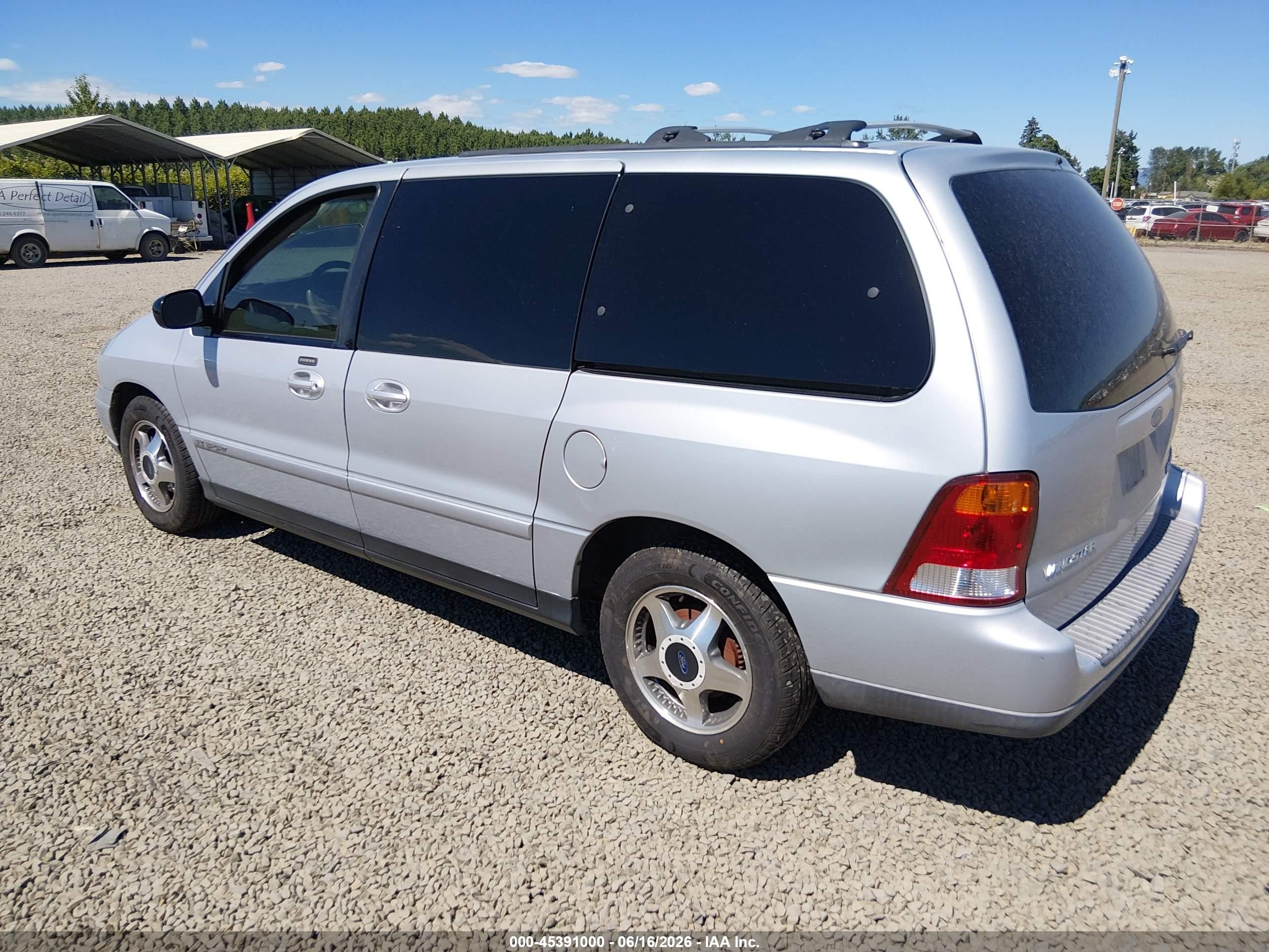 2001 Ford Windstar Se Sport Silver vin: 2FMDA57421BA40399