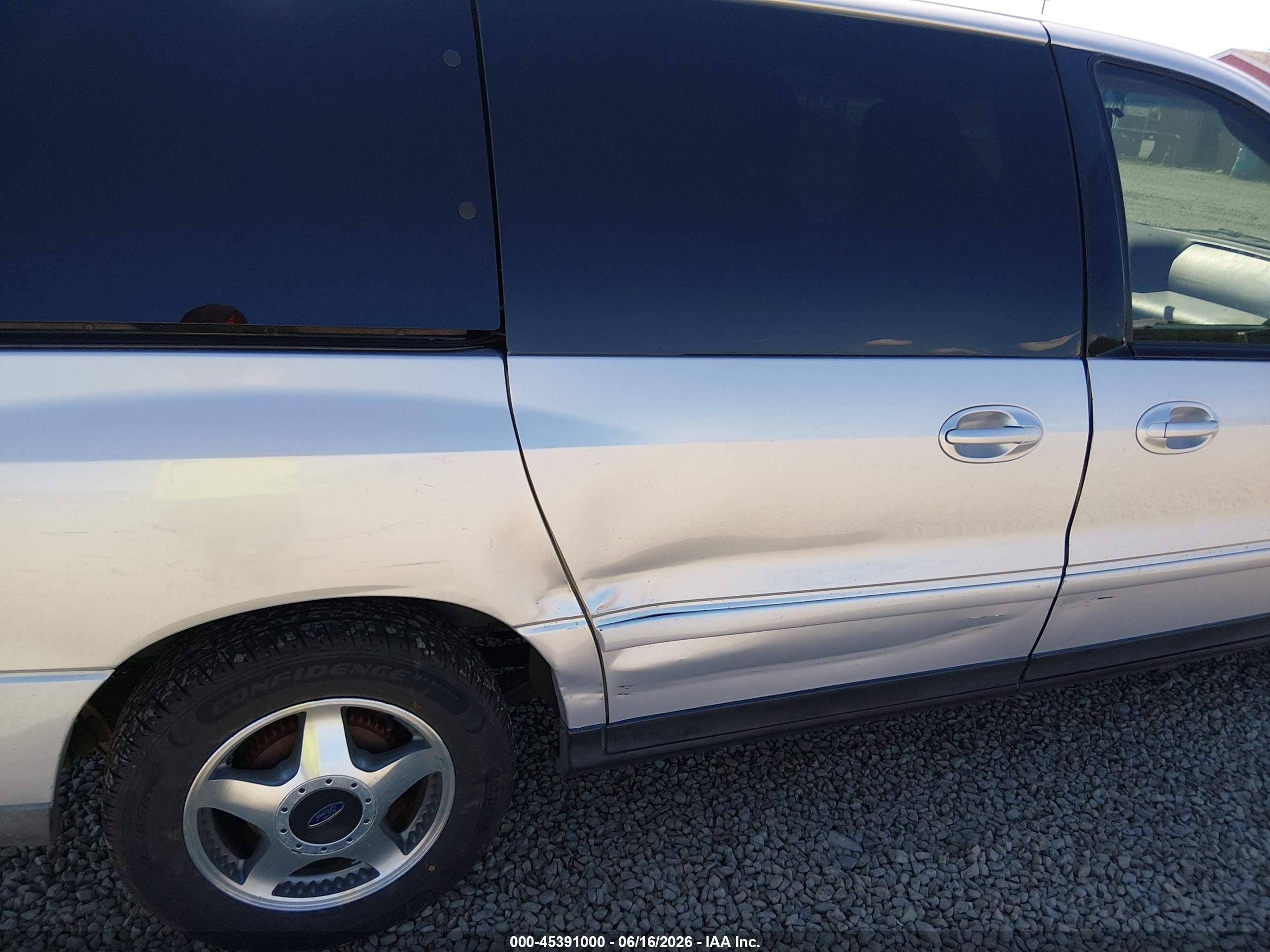 2001 Ford Windstar Se Sport Silver vin: 2FMDA57421BA40399