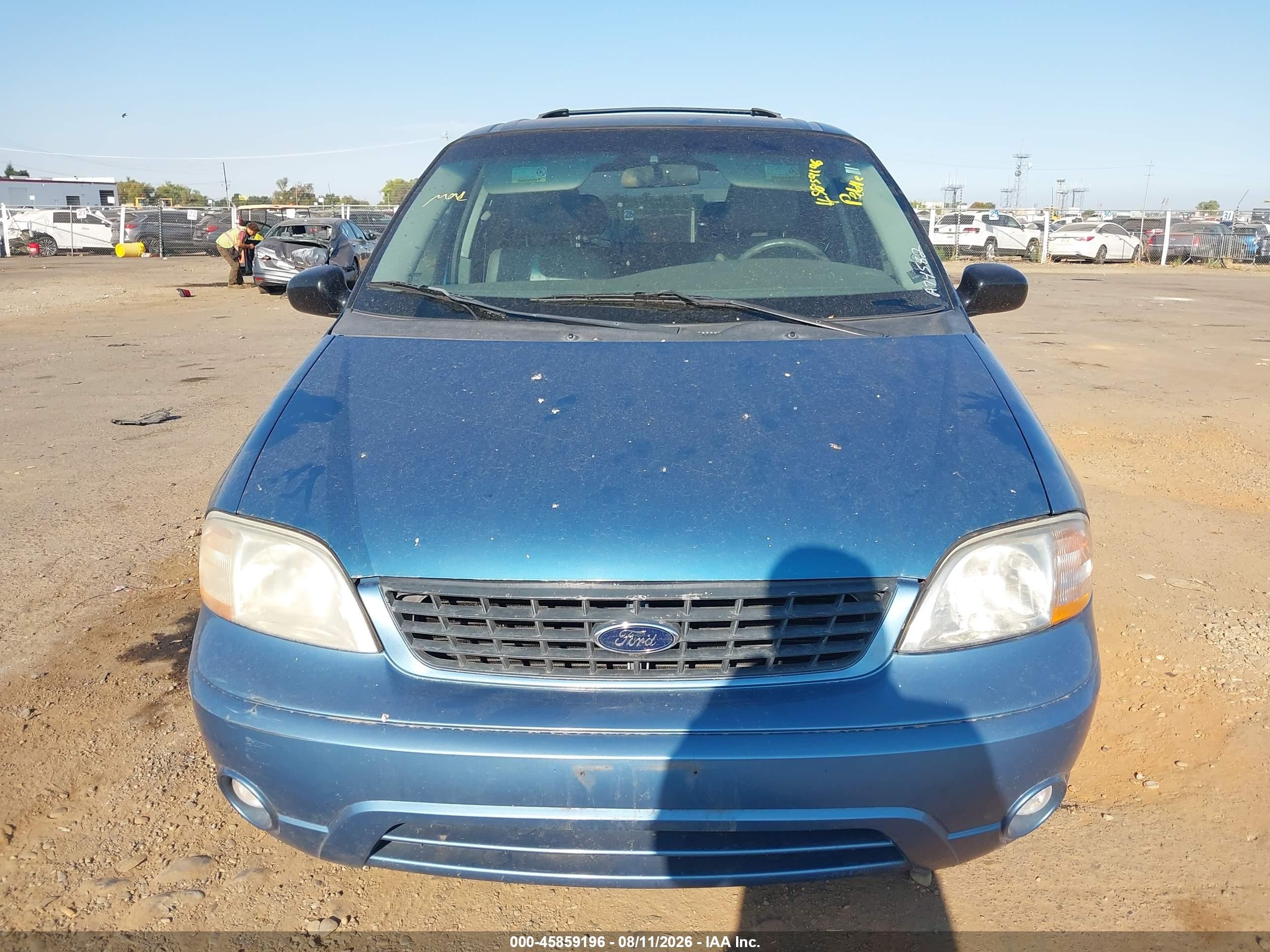 2001 Ford Windstar Se Sport Blue vin: 2FMDA57491BA74582