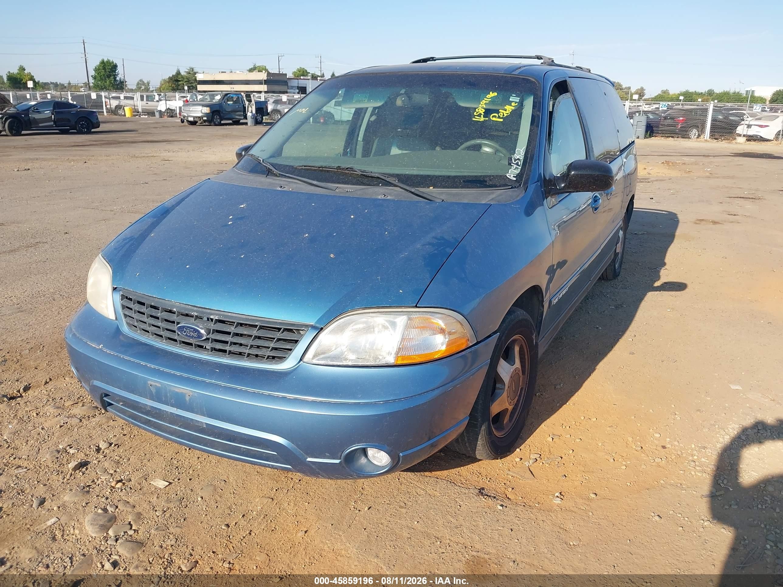 2001 Ford Windstar Se Sport Blue vin: 2FMDA57491BA74582