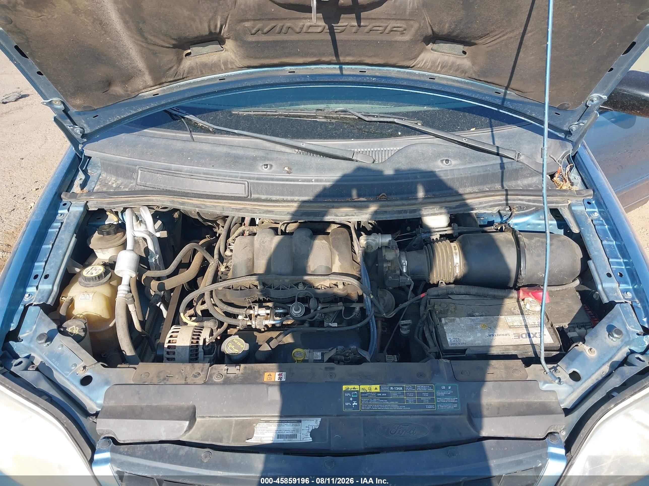 2001 Ford Windstar Se Sport Blue vin: 2FMDA57491BA74582