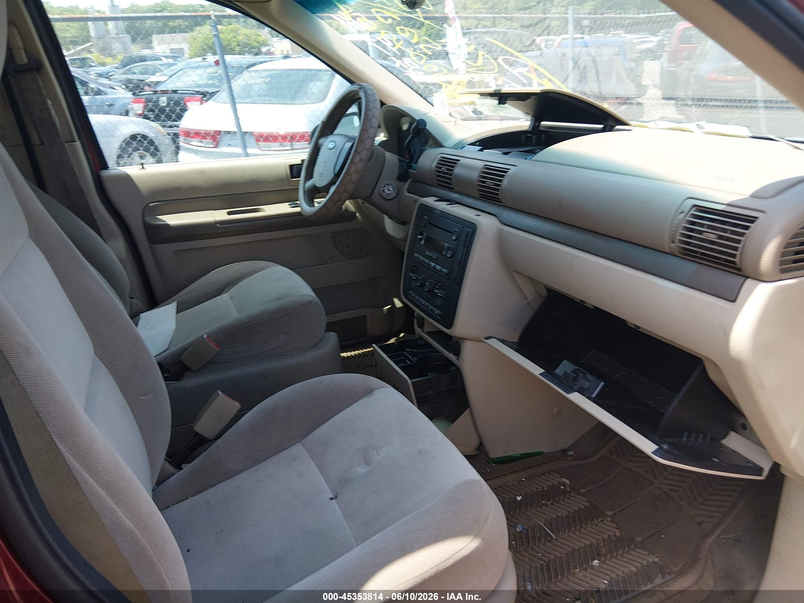 2004 Ford Freestar Ses Red vin: 2FMDA57644BA76231