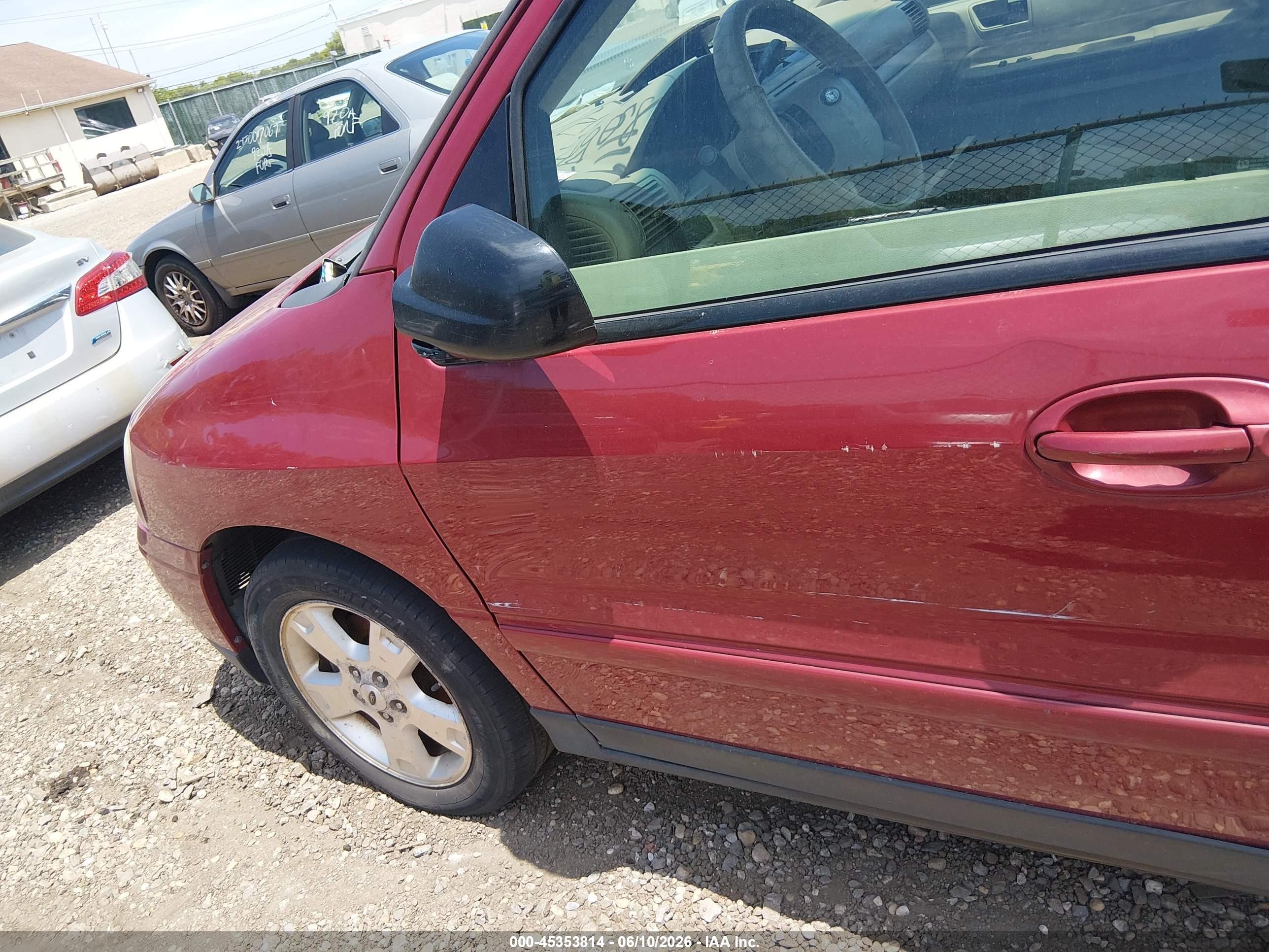 2004 Ford Freestar Ses Red vin: 2FMDA57644BA76231
