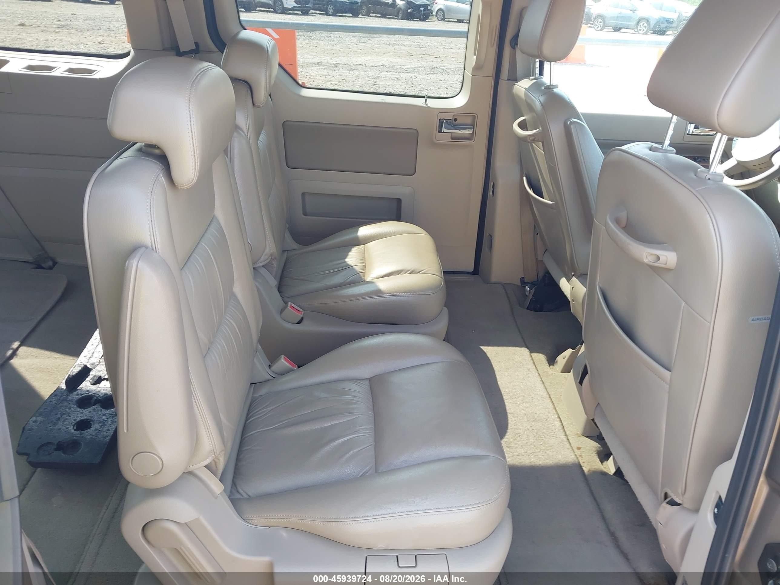 2005 Ford Freestar Limited Silver vin: 2FMDA58225BA54449