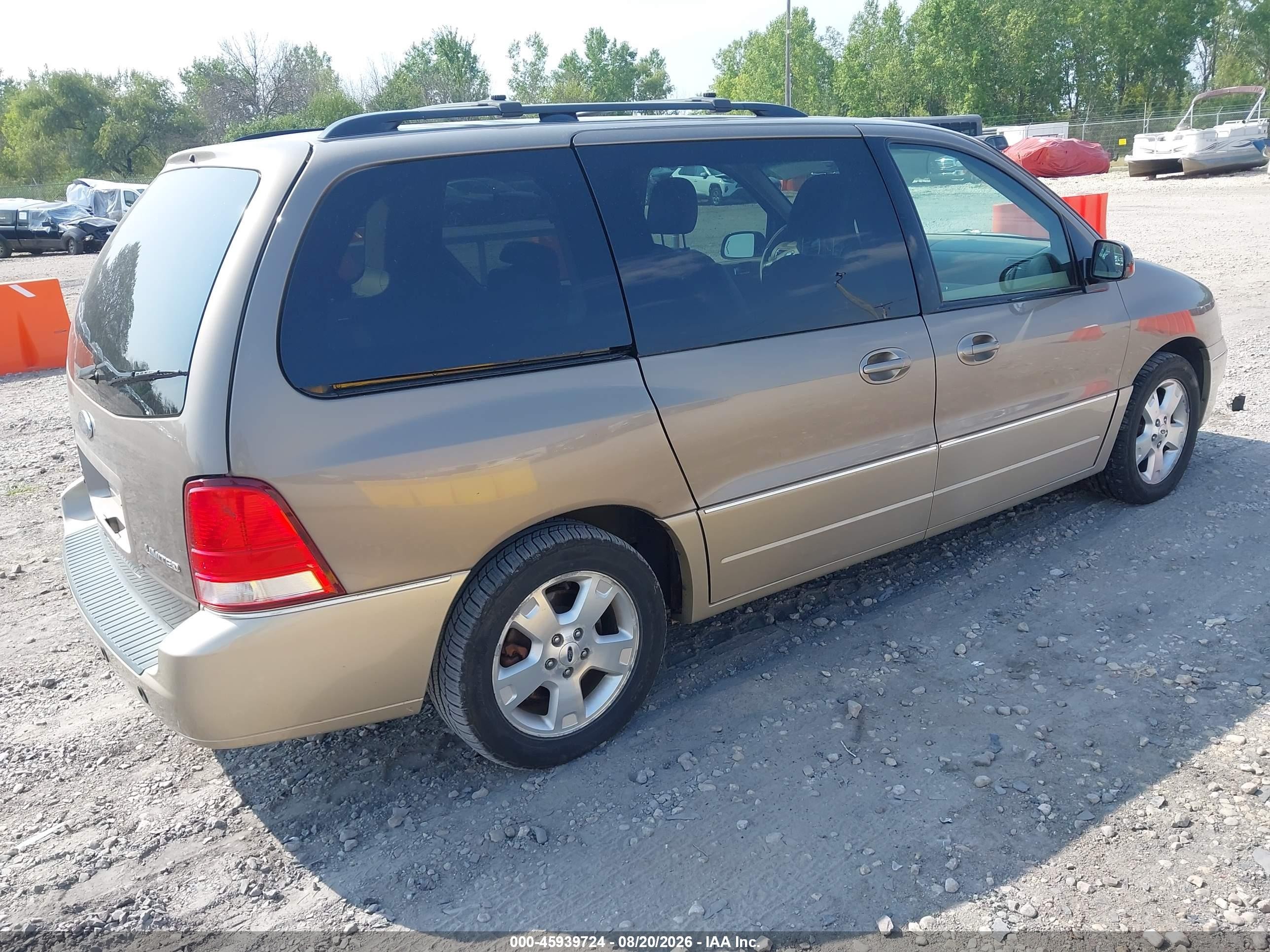 2005 Ford Freestar Limited Silver vin: 2FMDA58225BA54449