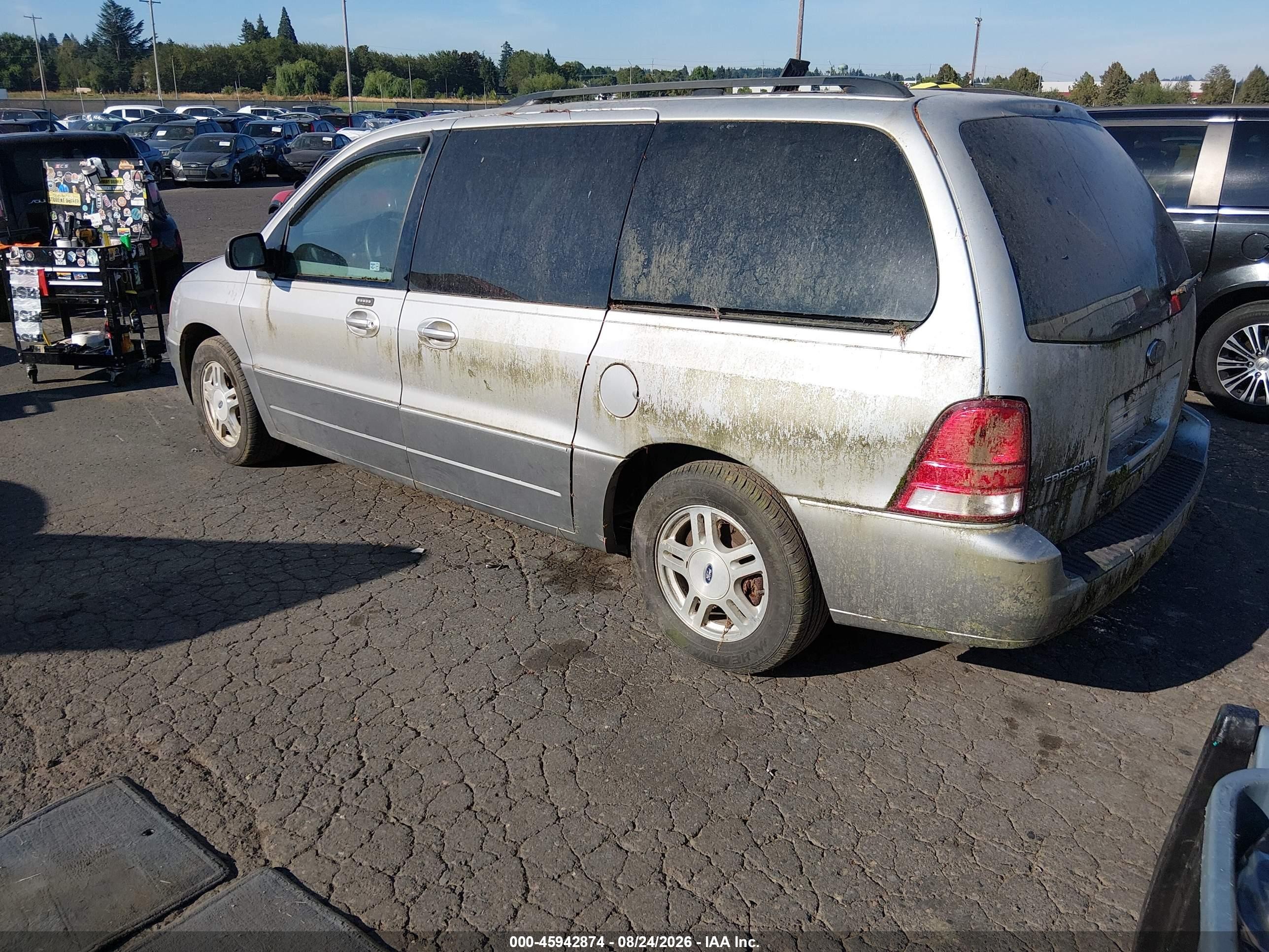 2005 Ford Freestar Limited Silver vin: 2FMDA58265BA05335