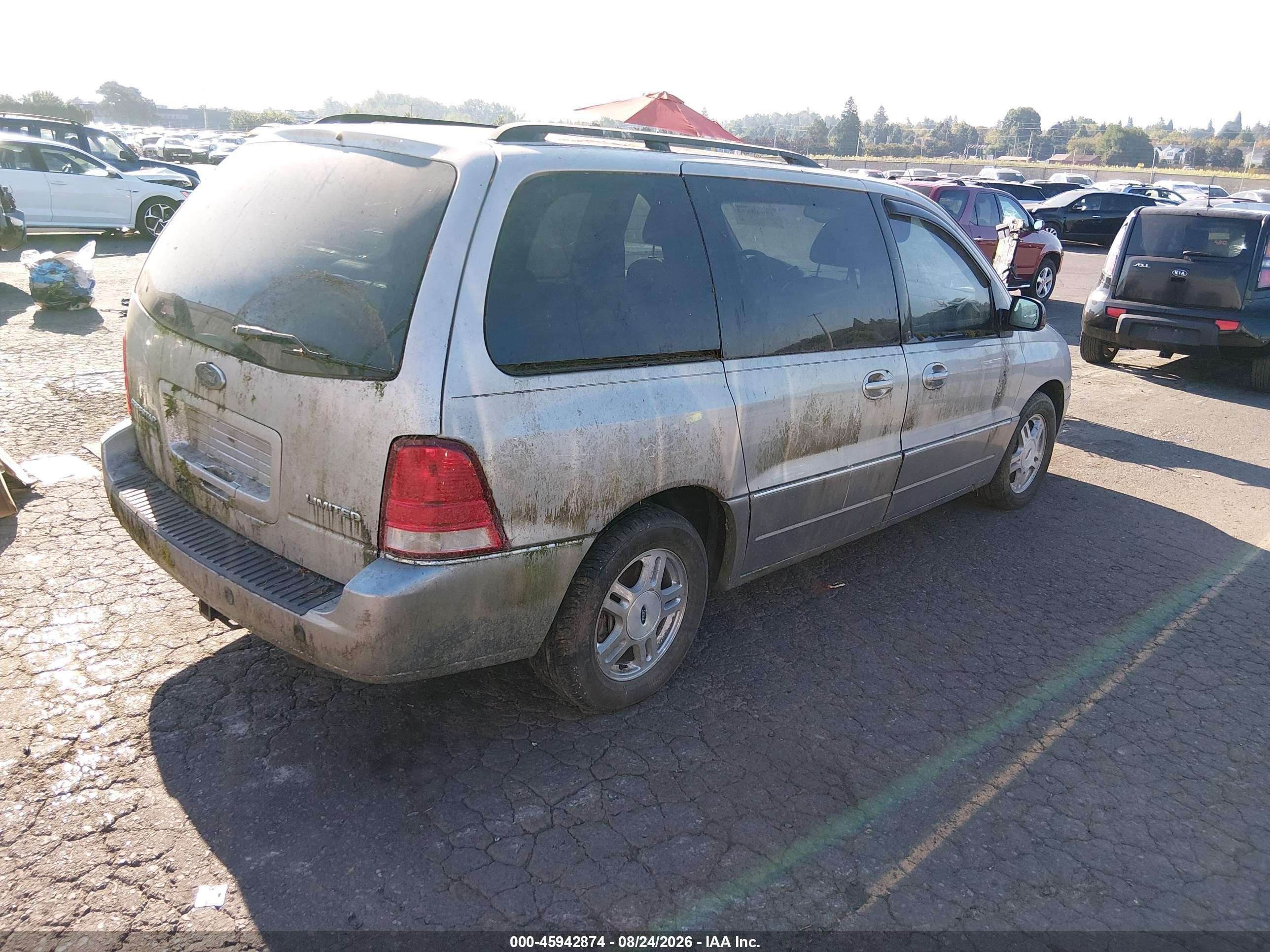 2005 Ford Freestar Limited Silver vin: 2FMDA58265BA05335