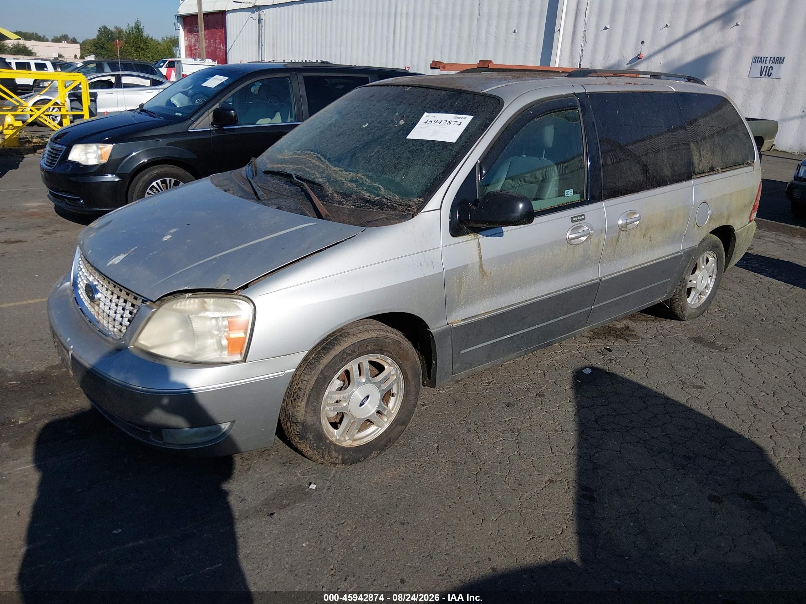 2005 Ford Freestar Limited Silver vin: 2FMDA58265BA05335