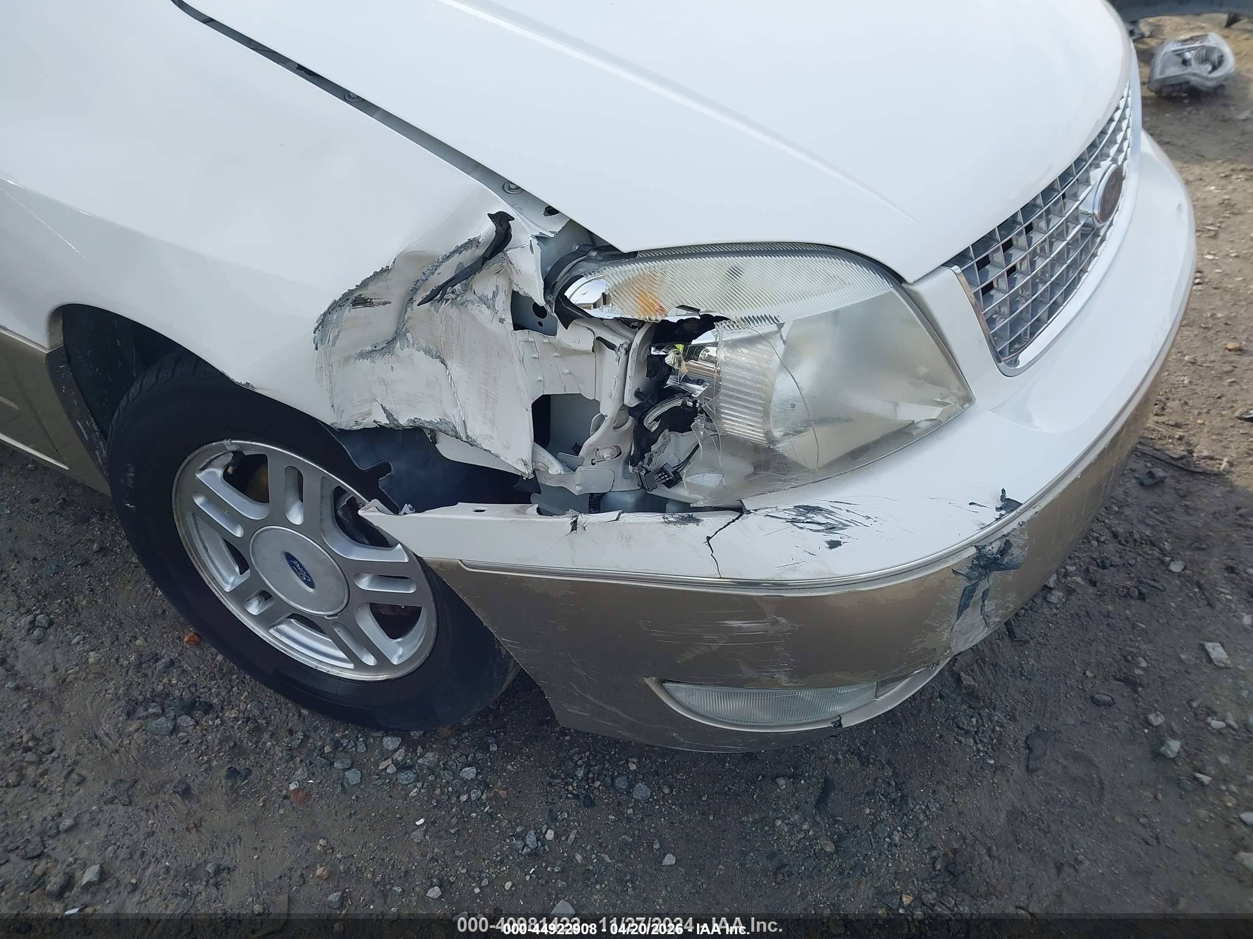 2004 Ford Freestar Limited White vin: 2FMDA58294BA36898