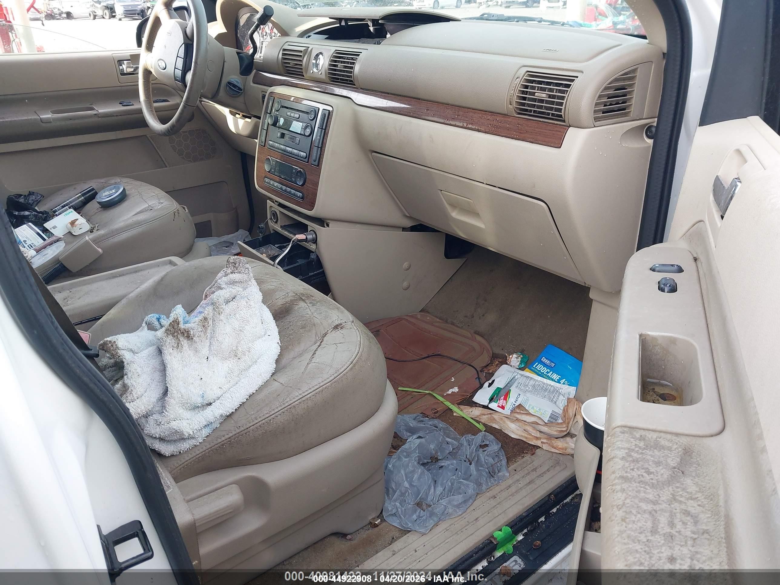 2004 Ford Freestar Limited White vin: 2FMDA58294BA36898