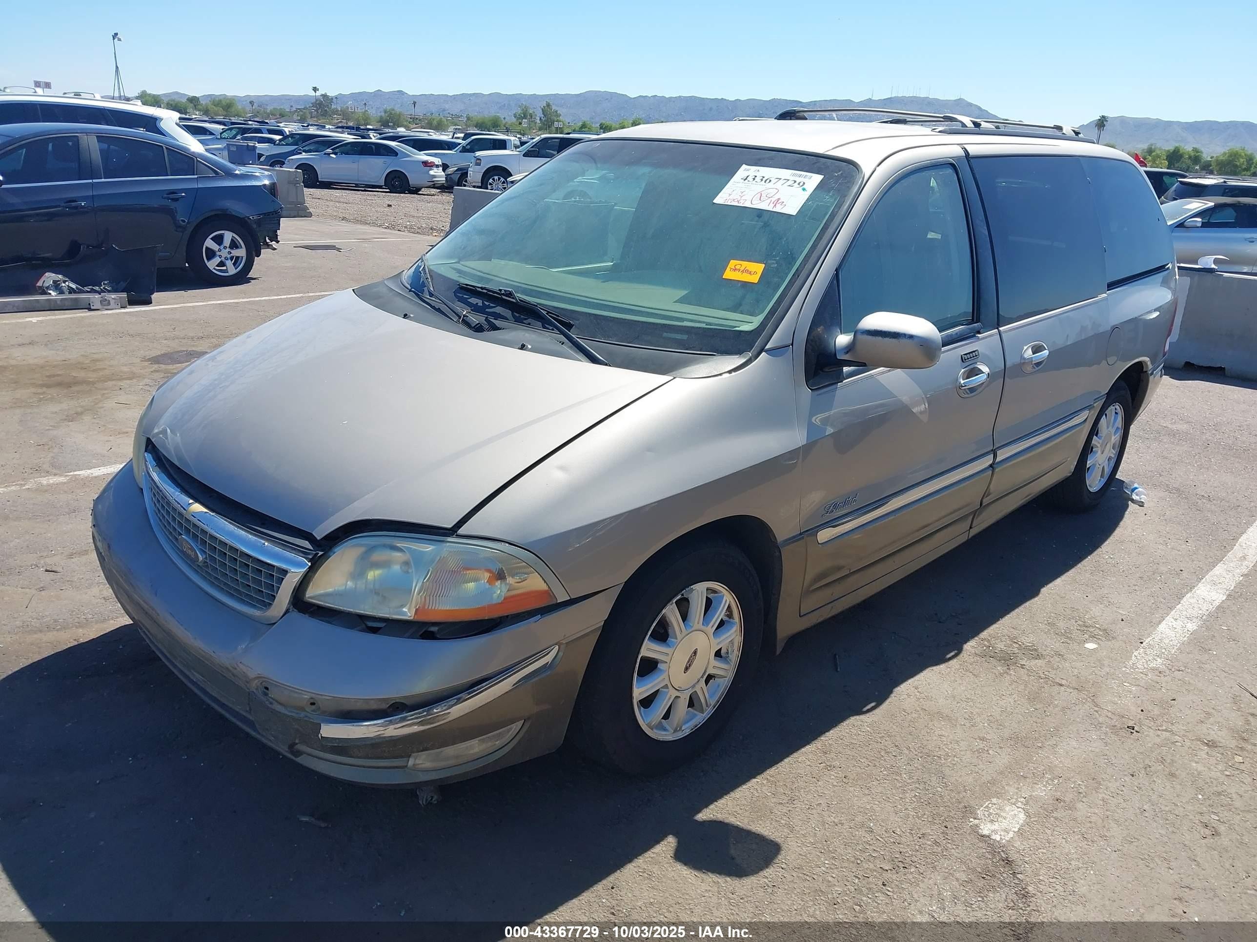 2001 Ford Windstar Limited Gold vin: 2FMDA58451BB04434