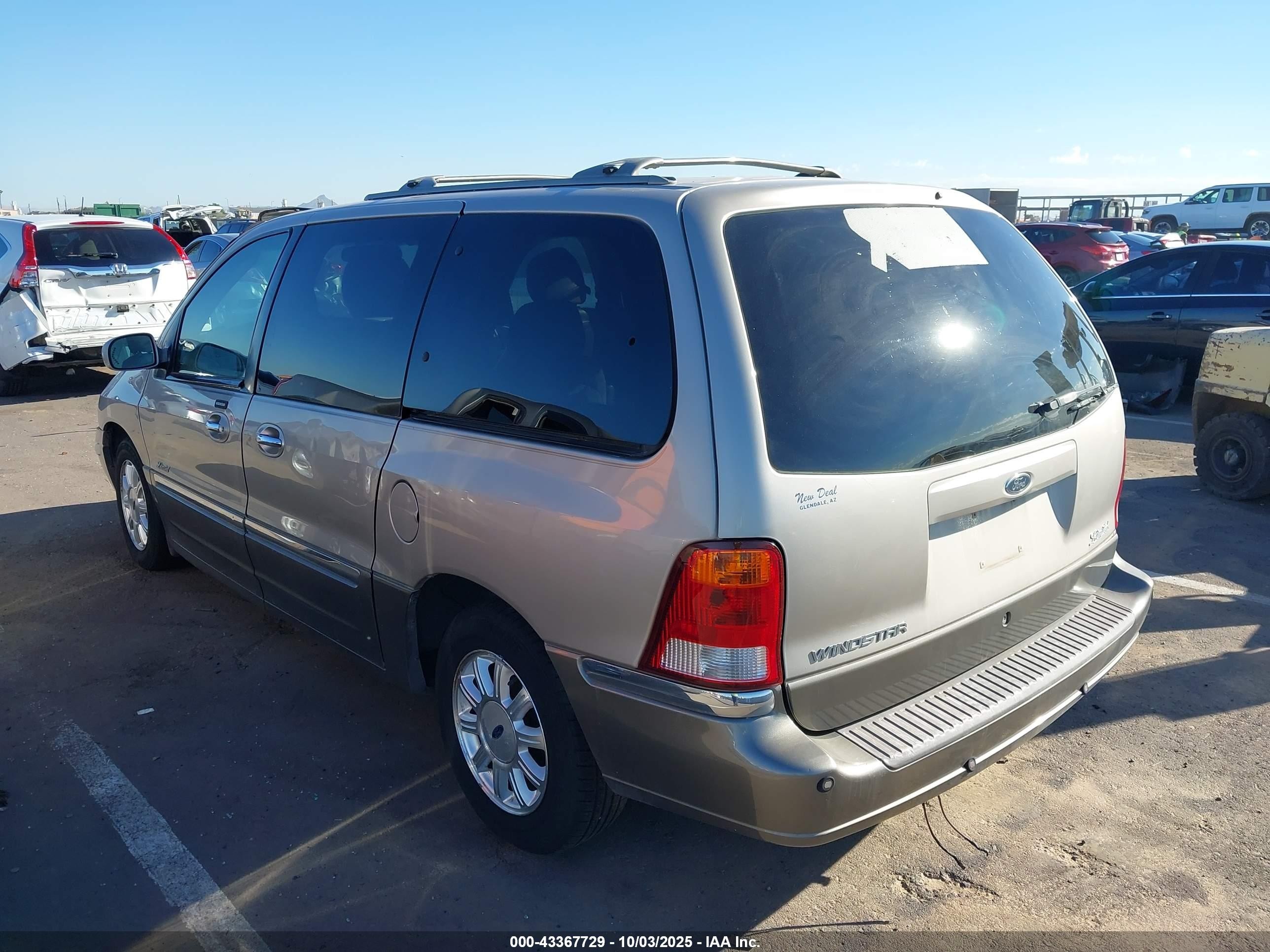 2001 Ford Windstar Limited Gold vin: 2FMDA58451BB04434