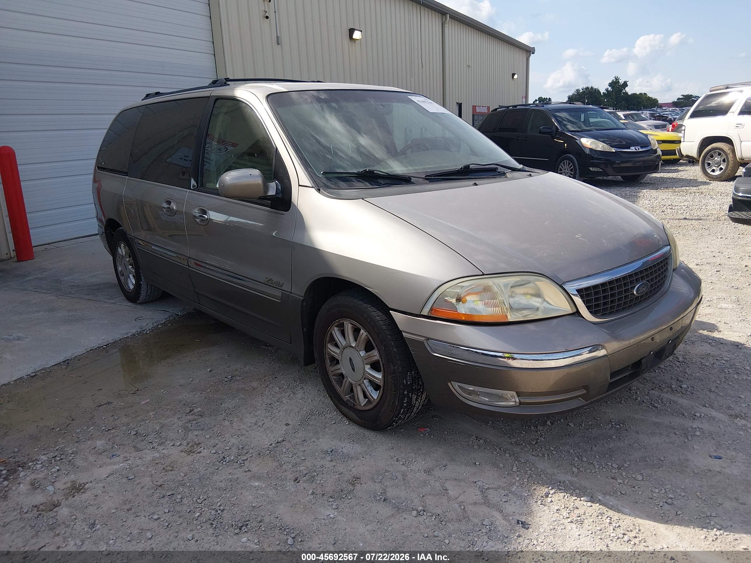 2002 Ford Windstar Limited Gold vin: 2FMDA58462BA65810