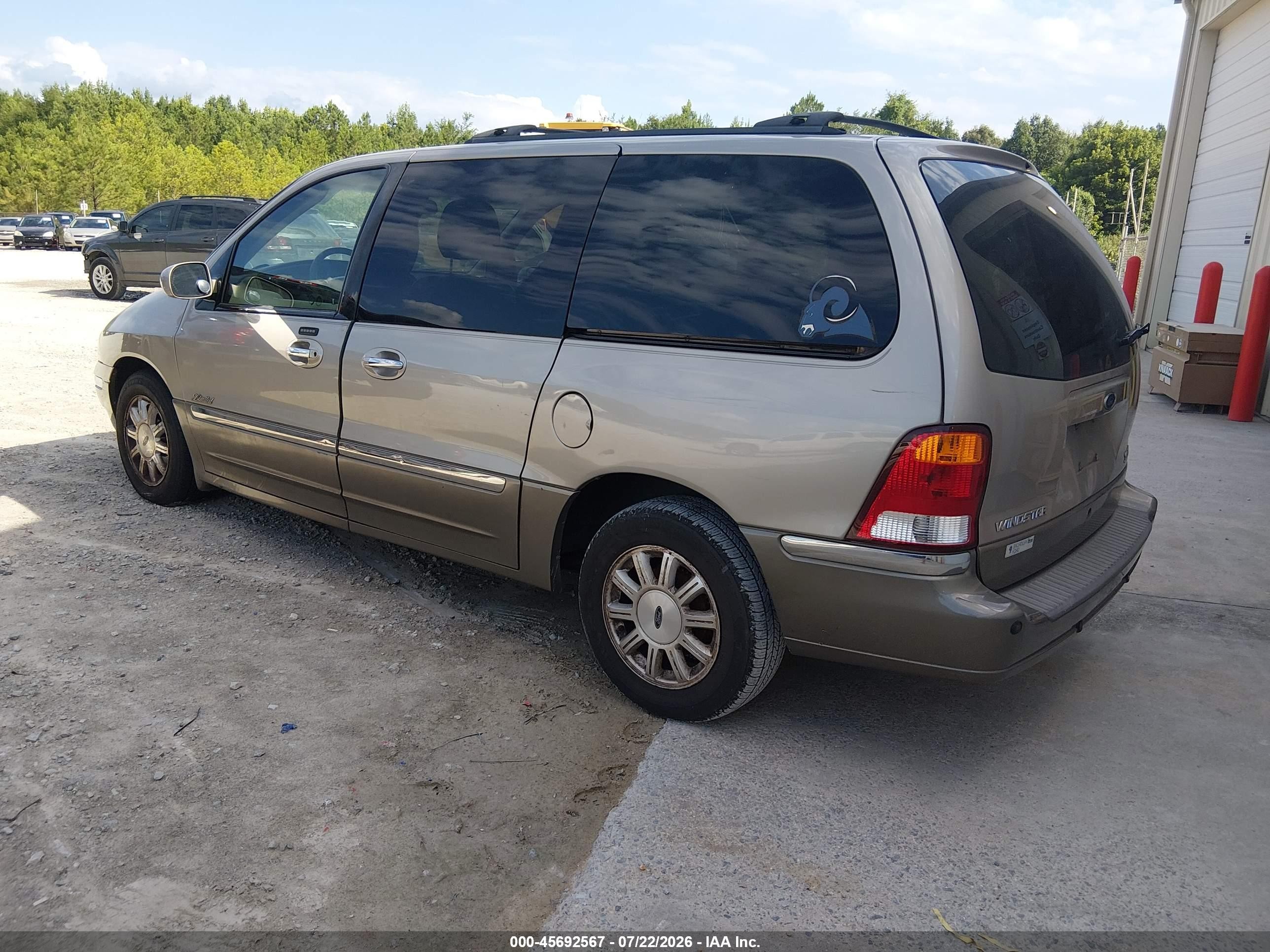 2002 Ford Windstar Limited Gold vin: 2FMDA58462BA65810