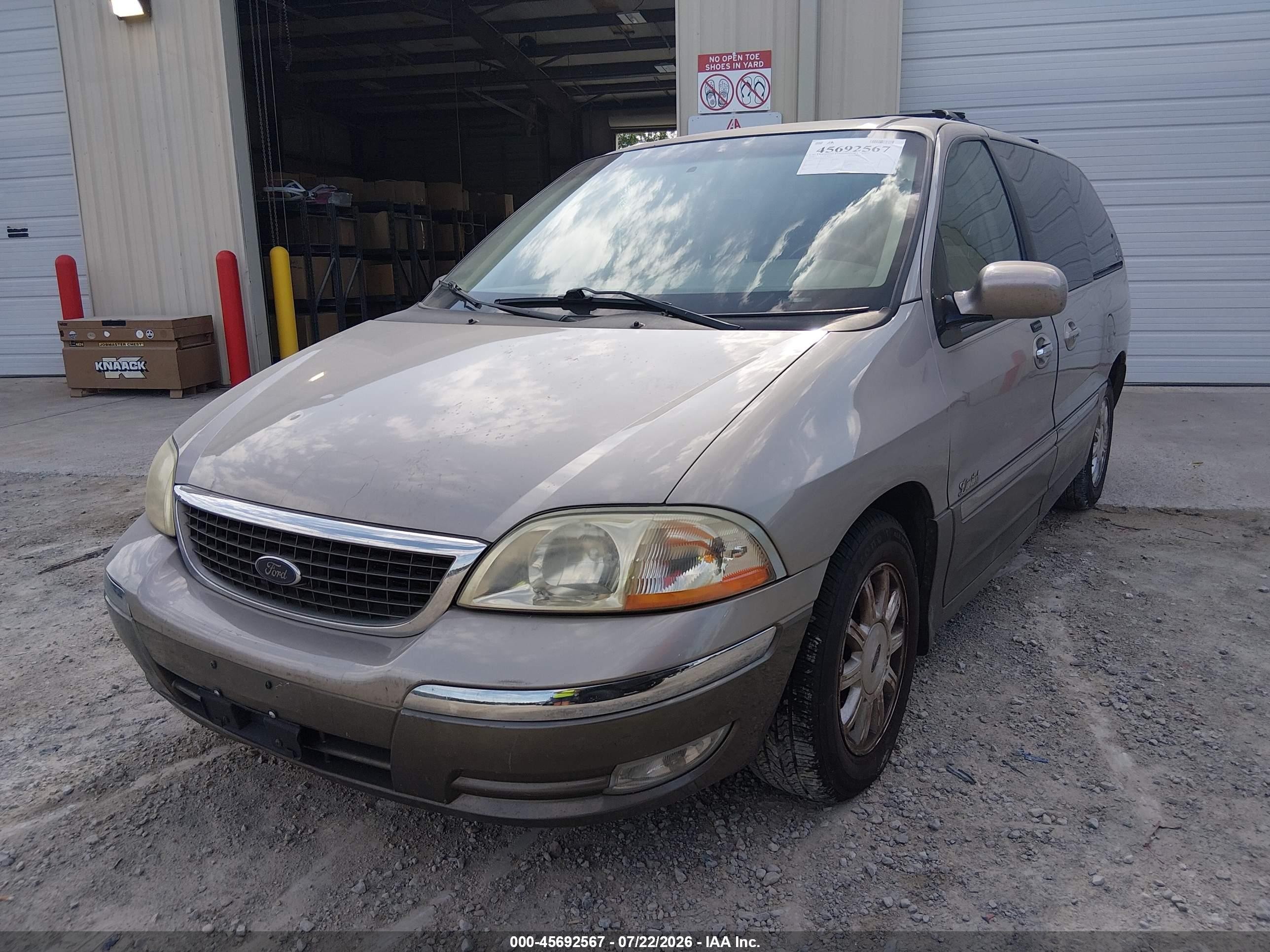 2002 Ford Windstar Limited Gold vin: 2FMDA58462BA65810