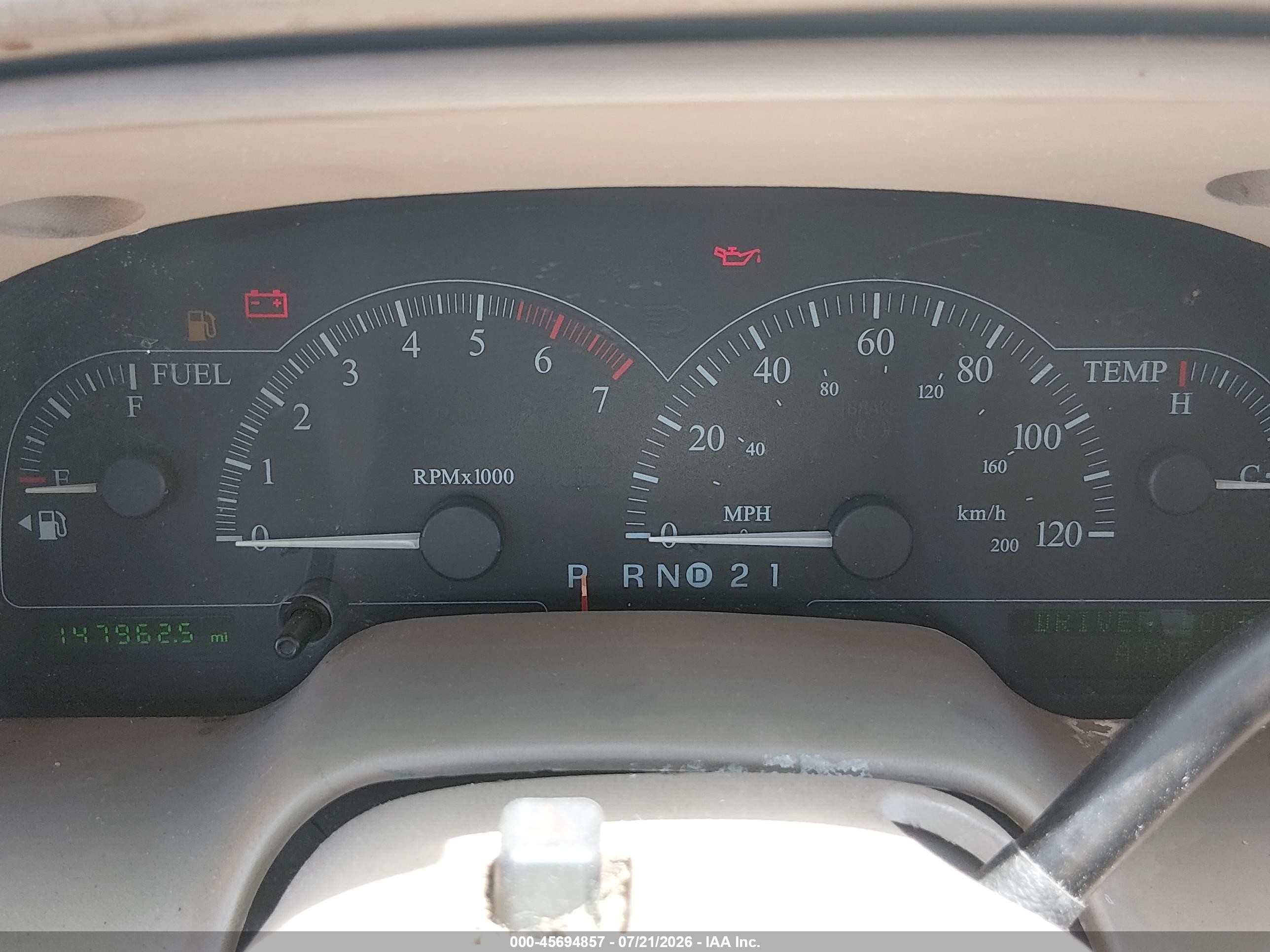 2002 Ford Windstar Limited Gold vin: 2FMDA58492BB15437