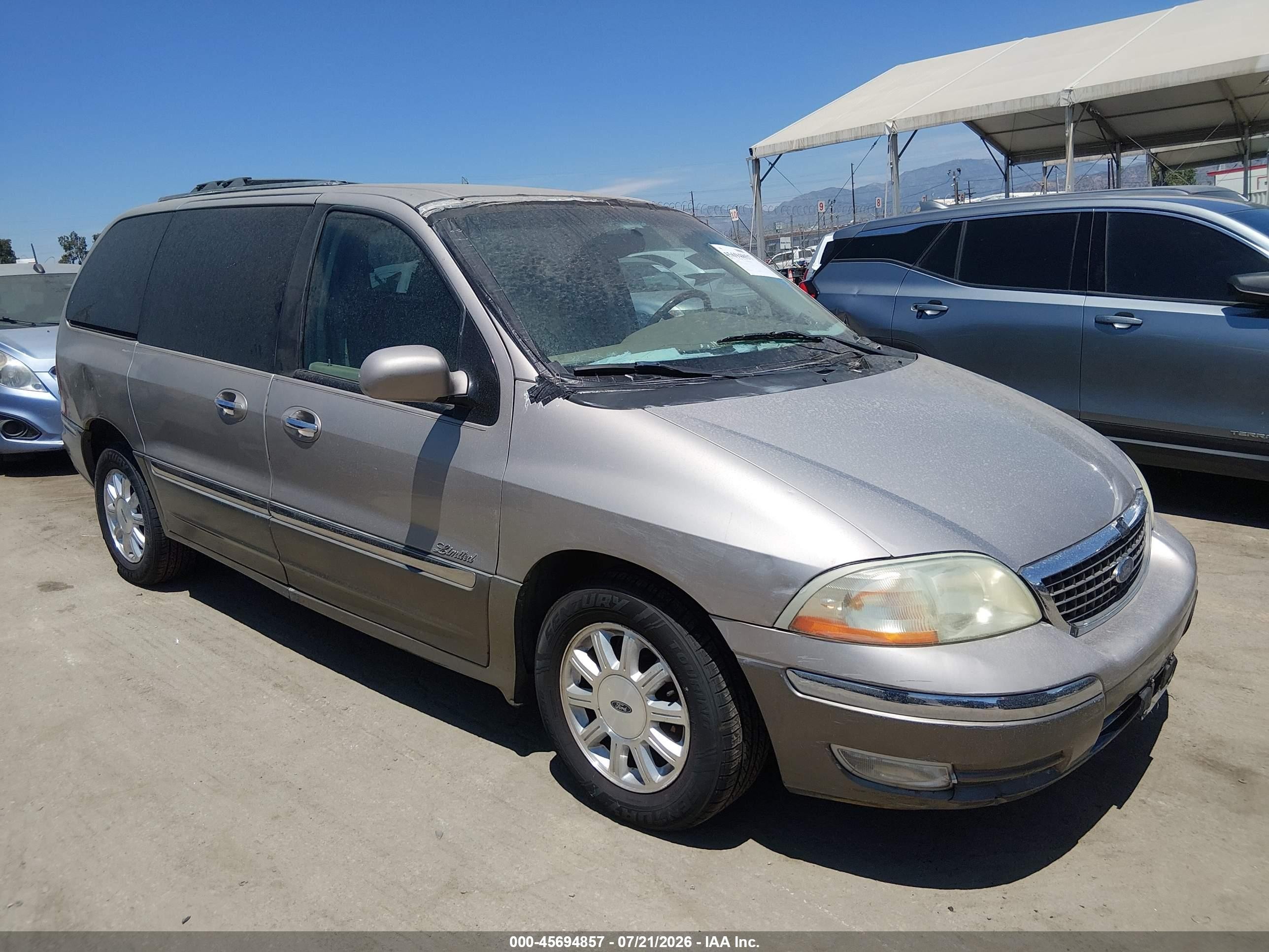 2002 Ford Windstar Limited Gold vin: 2FMDA58492BB15437