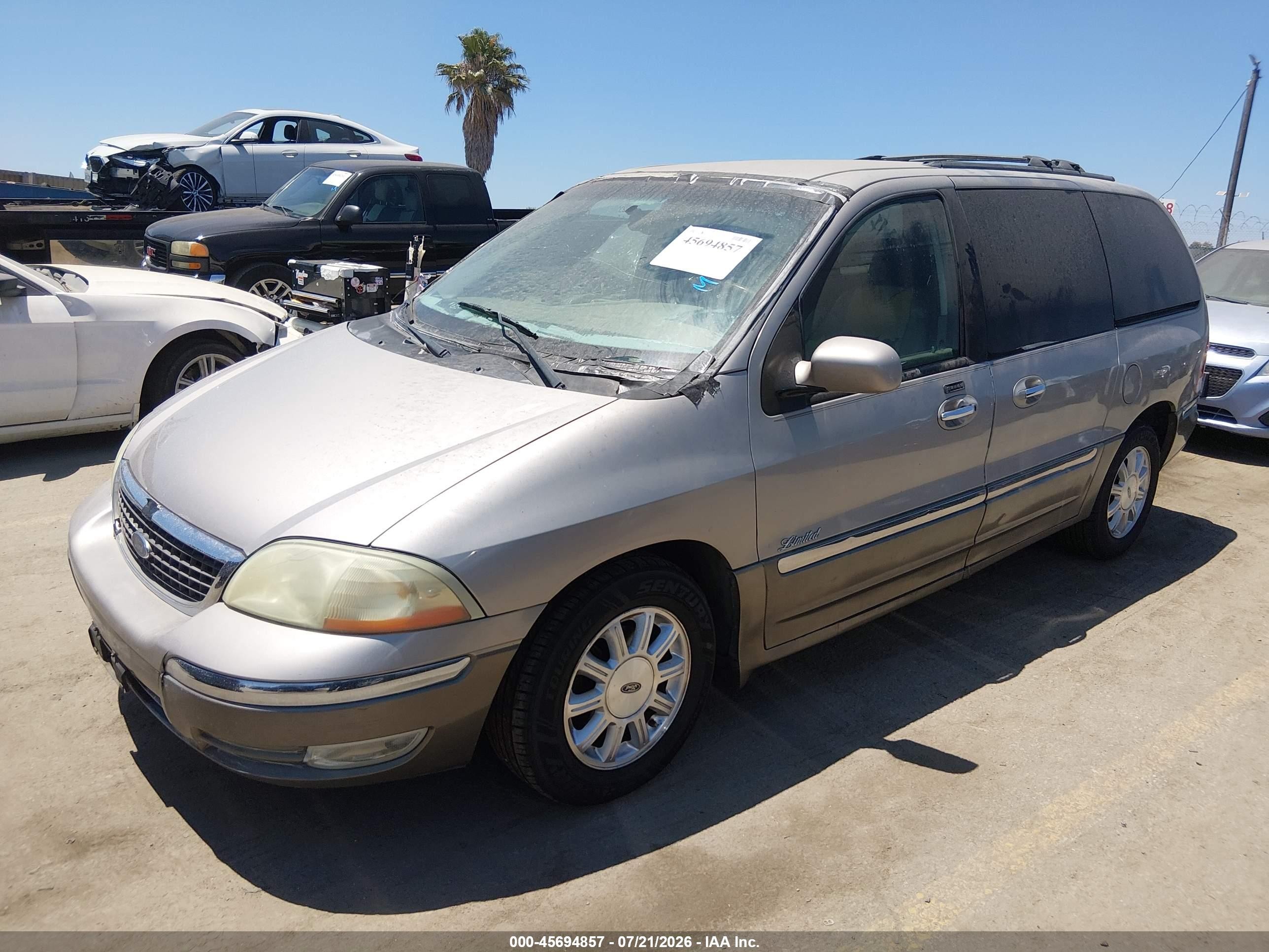 2002 Ford Windstar Limited Gold vin: 2FMDA58492BB15437