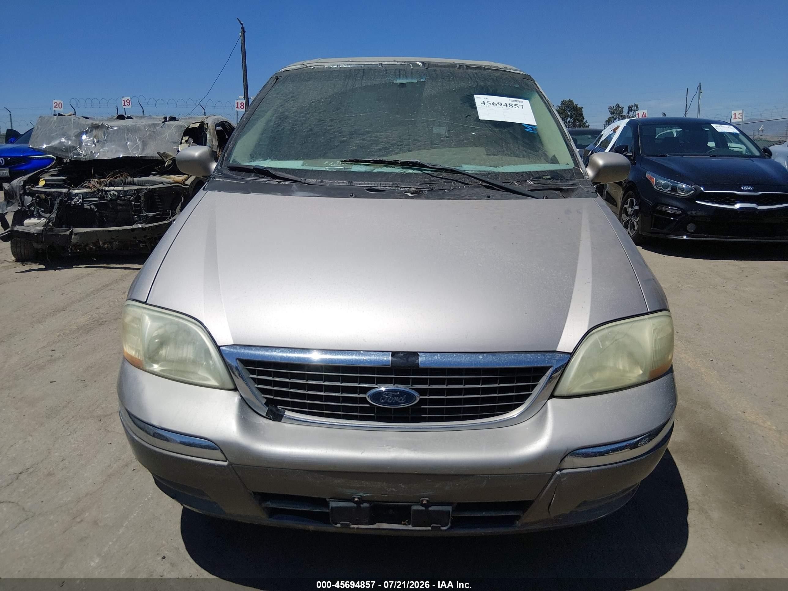 2002 Ford Windstar Limited Gold vin: 2FMDA58492BB15437