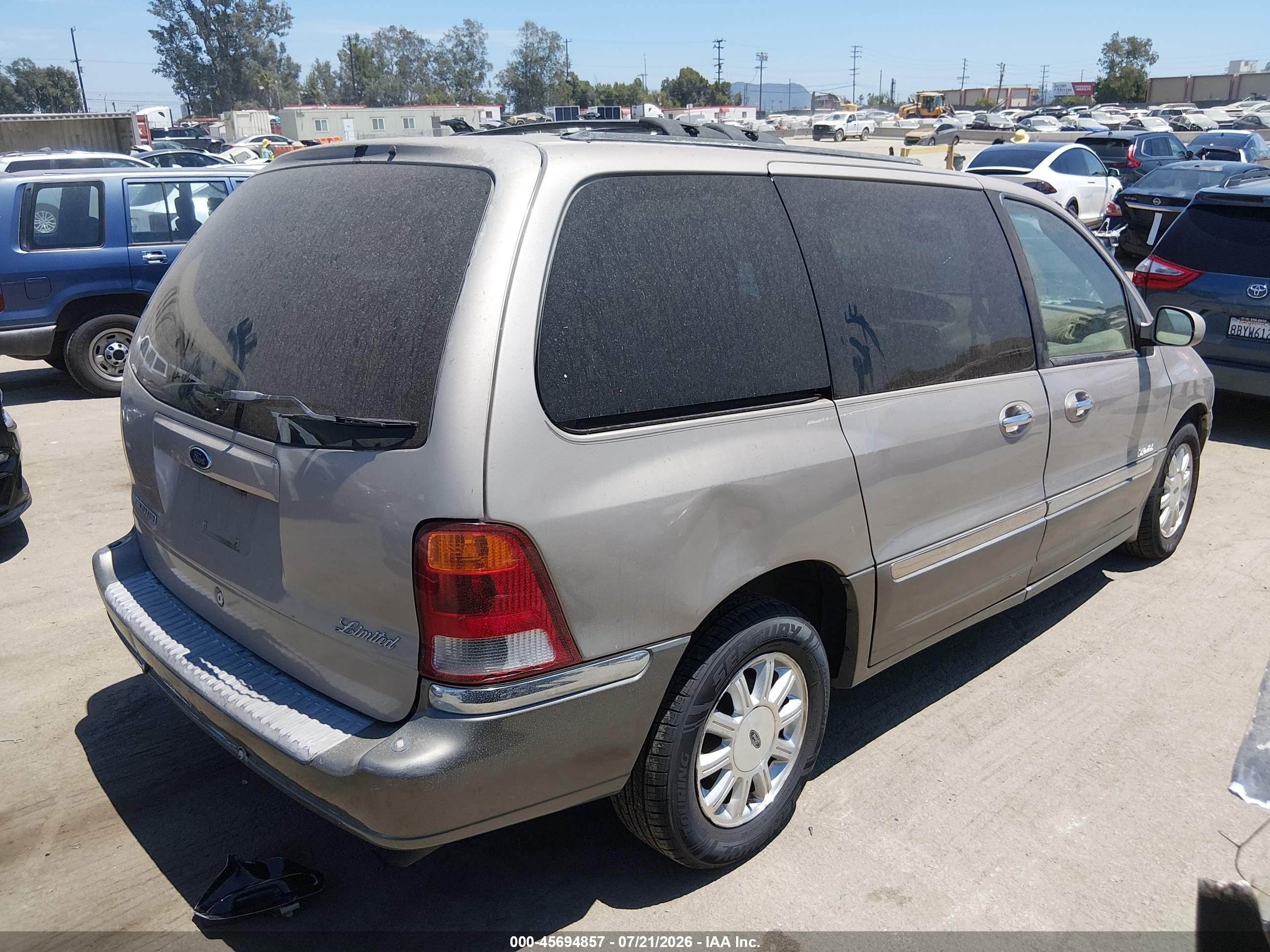 2002 Ford Windstar Limited Gold vin: 2FMDA58492BB15437