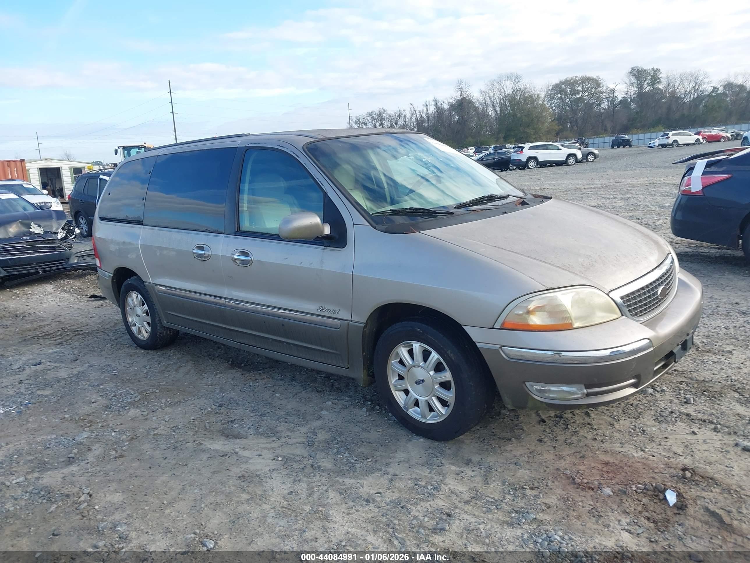 2001 Ford Windstar Limited Tan vin: 2FMDA584X1BB06423