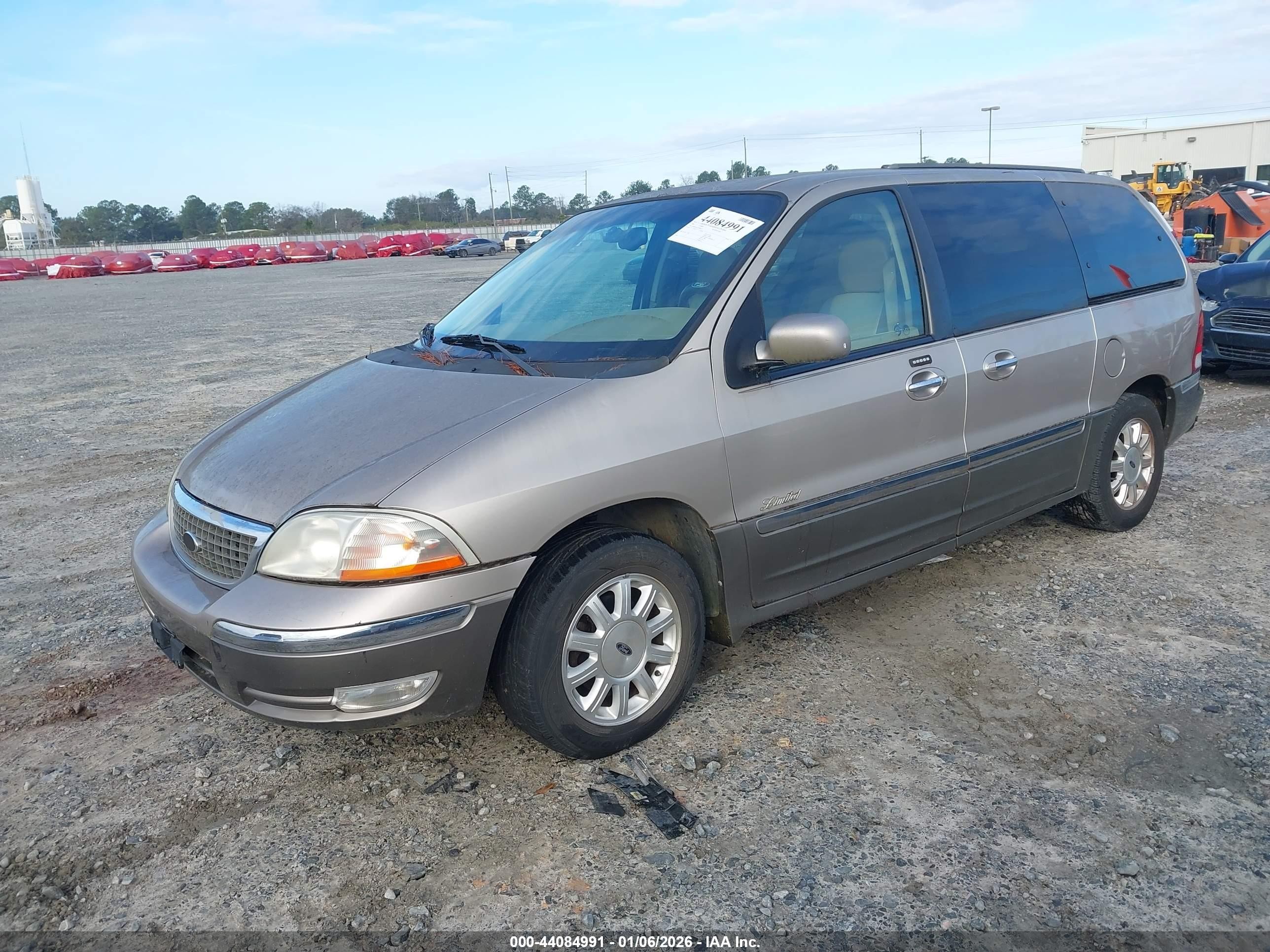 2001 Ford Windstar Limited Tan vin: 2FMDA584X1BB06423