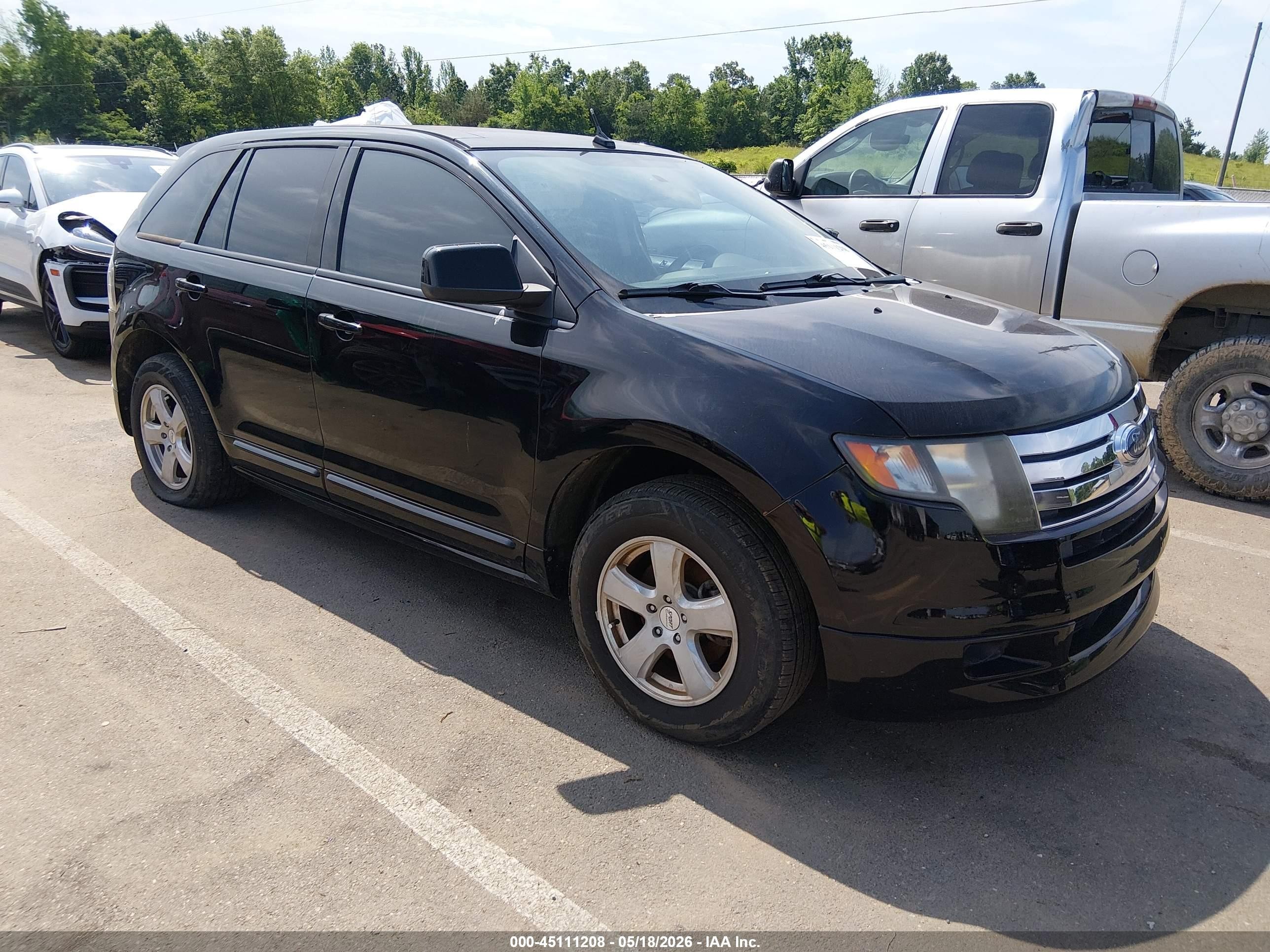 2009 Ford Edge Sport Black vin: 2FMDK30C19BA76468