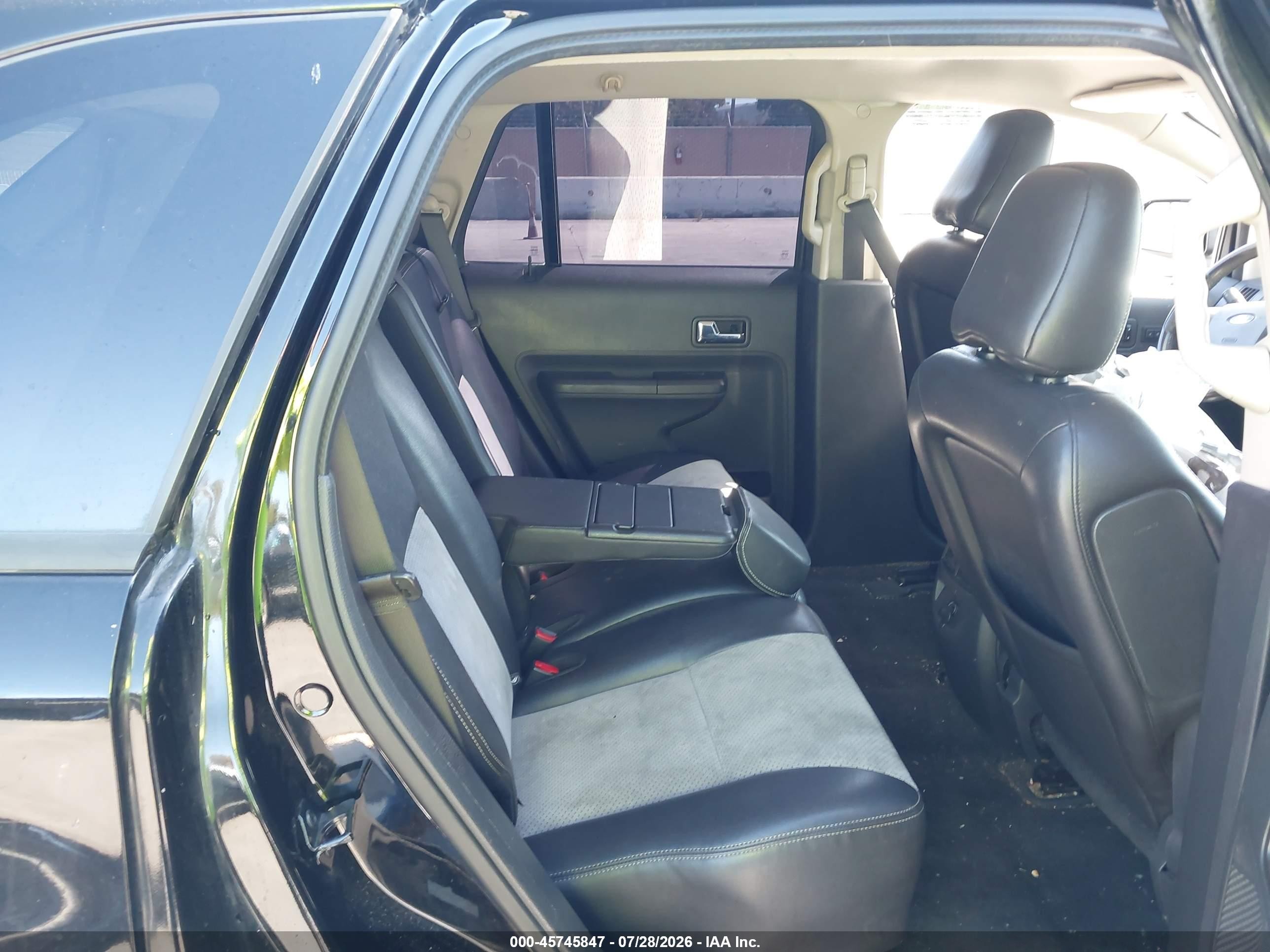 2009 Ford Edge Sport Черный vin: 2FMDK30CX9BA96847