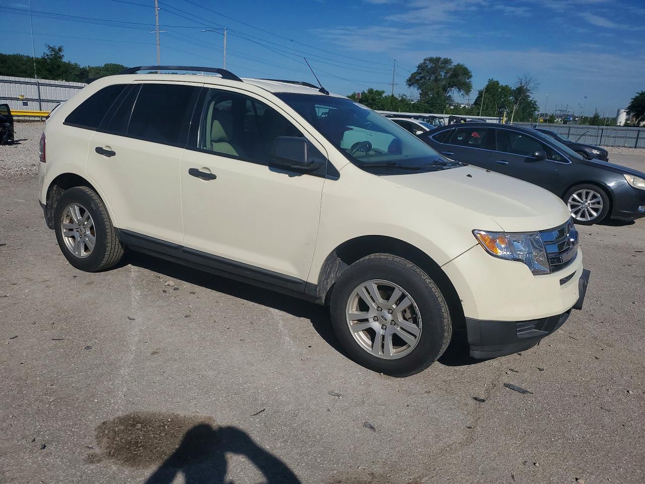 2007 Ford Edge Se Cream vin: 2FMDK36C07BA79804