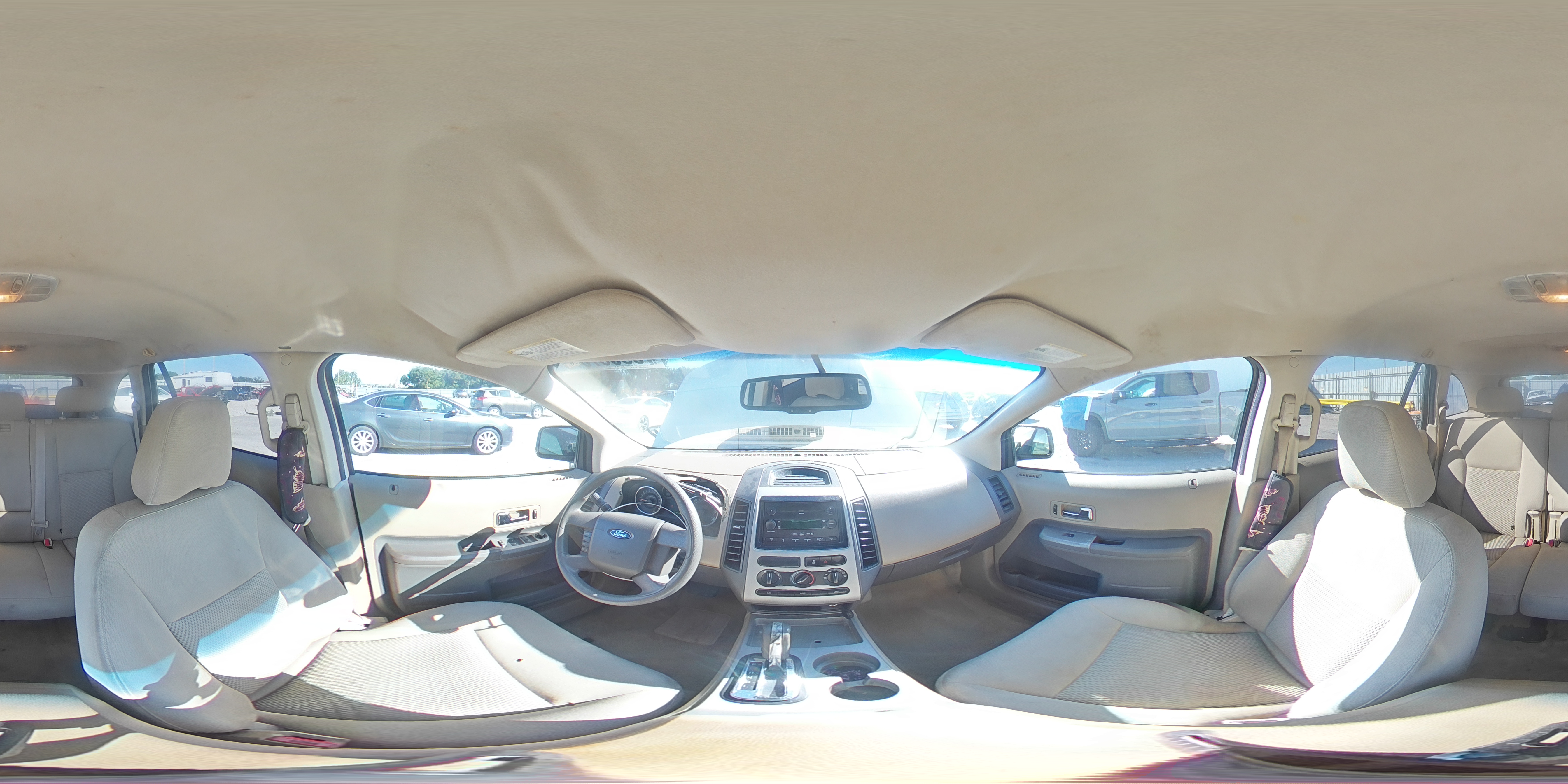 2007 Ford Edge Se Cream vin: 2FMDK36C07BA79804