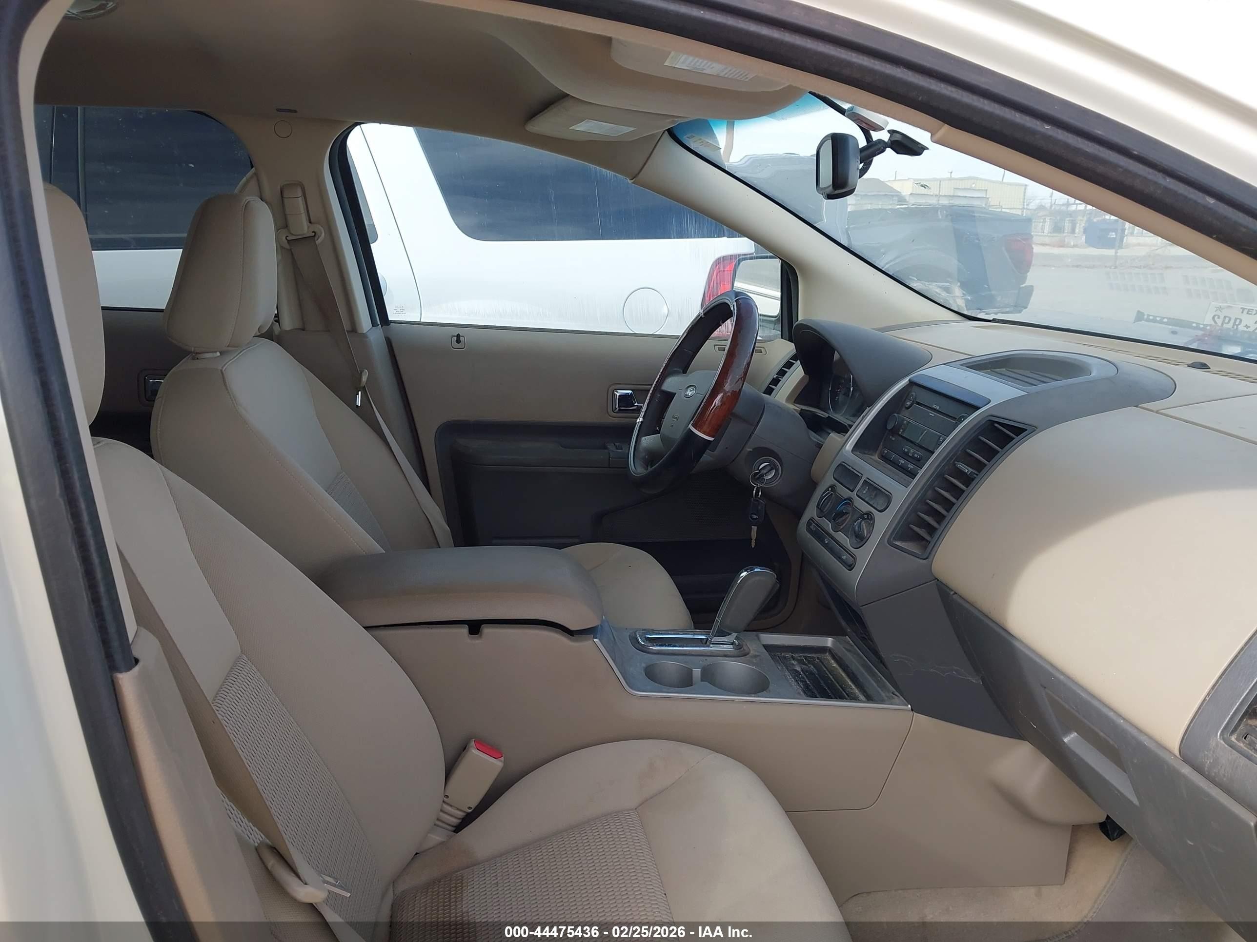 2007 Ford Edge Se White vin: 2FMDK36C07BB00005