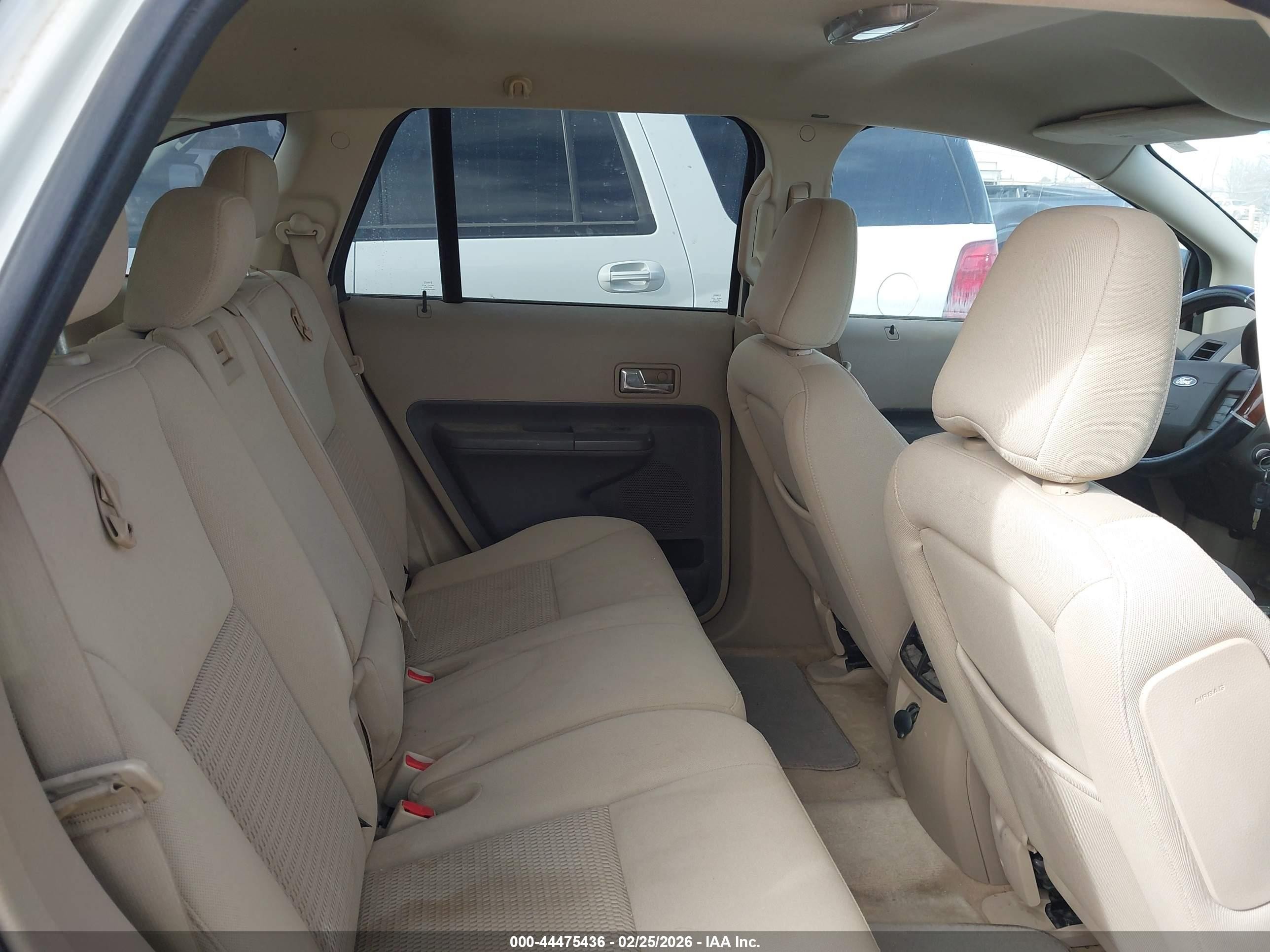 2007 Ford Edge Se White vin: 2FMDK36C07BB00005
