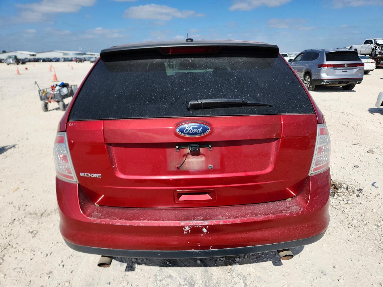 2008 Ford Edge Se Red vin: 2FMDK36C08BB07473