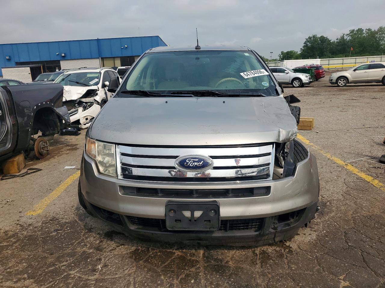 2008 Ford Edge Se Silver vin: 2FMDK36C08BB15072