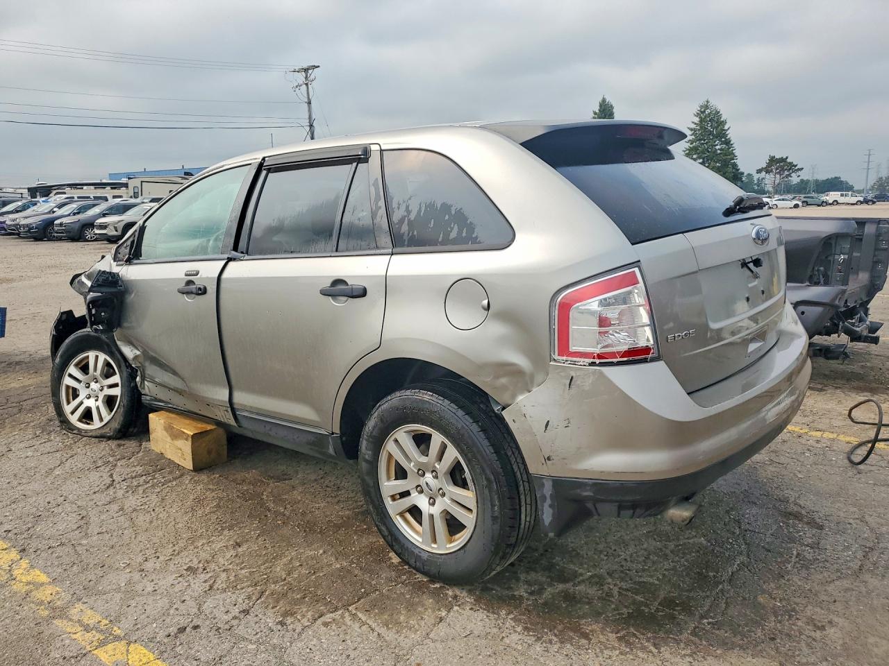 2008 Ford Edge Se Silver vin: 2FMDK36C08BB15072