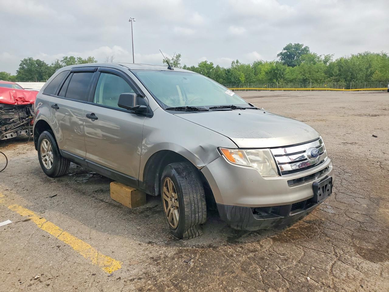 2008 Ford Edge Se Silver vin: 2FMDK36C08BB15072