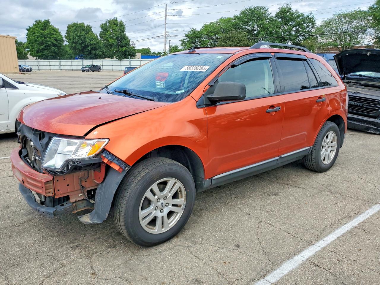 2008 Ford Edge Se Orange vin: 2FMDK36C08BB29103