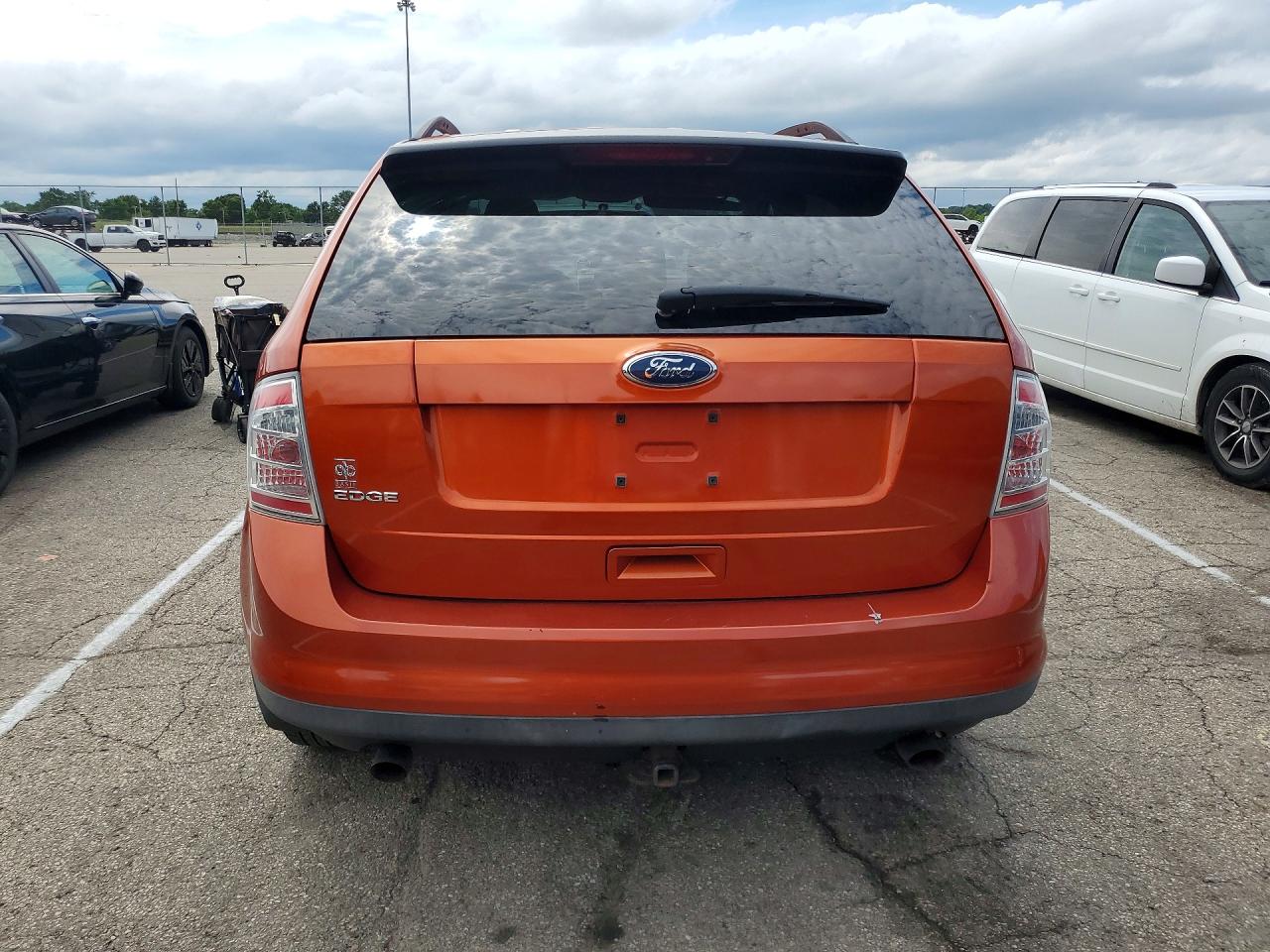 2008 Ford Edge Se Orange vin: 2FMDK36C08BB29103