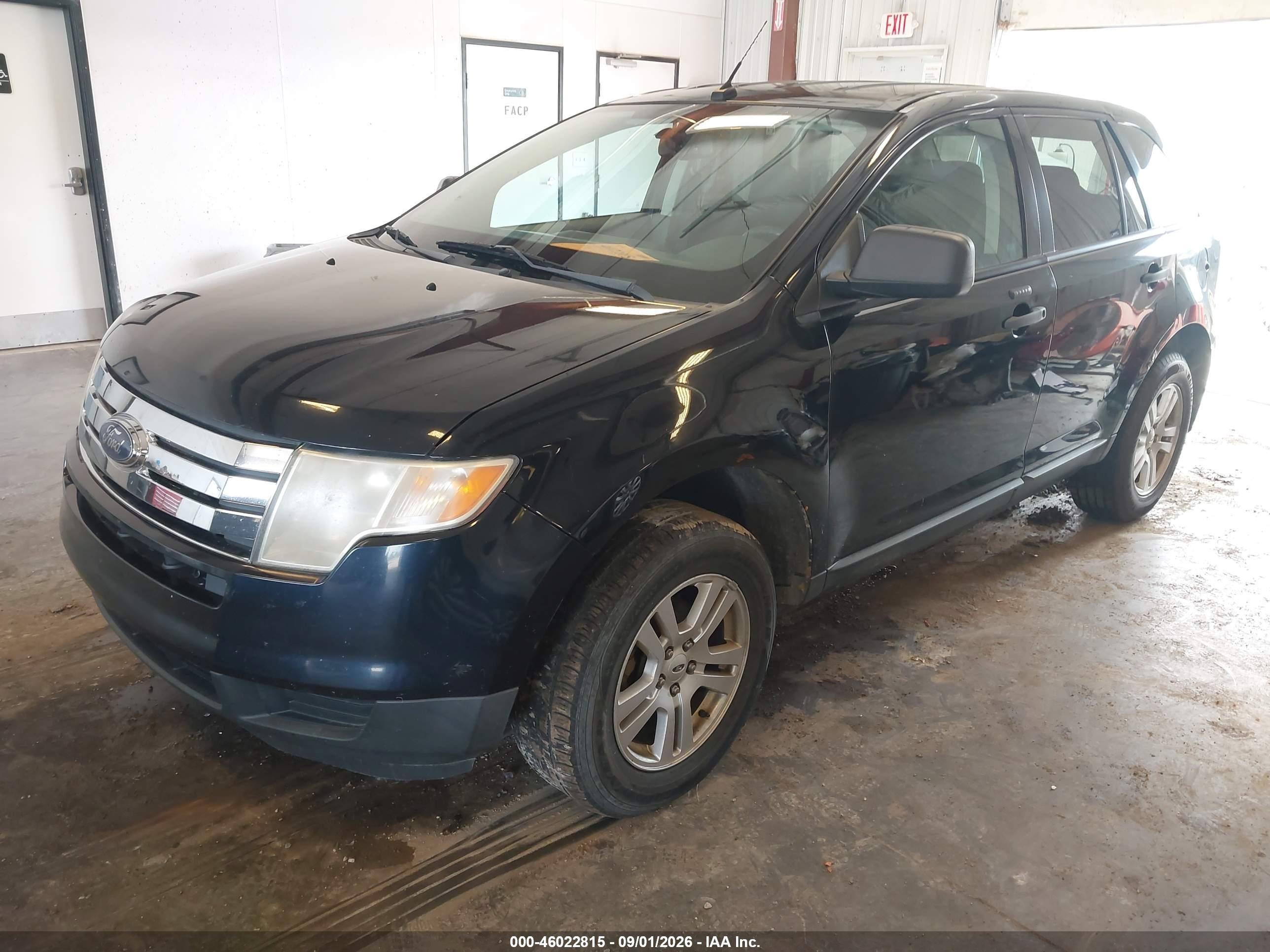 2009 Ford Edge Se Синий vin: 2FMDK36C09BA56056