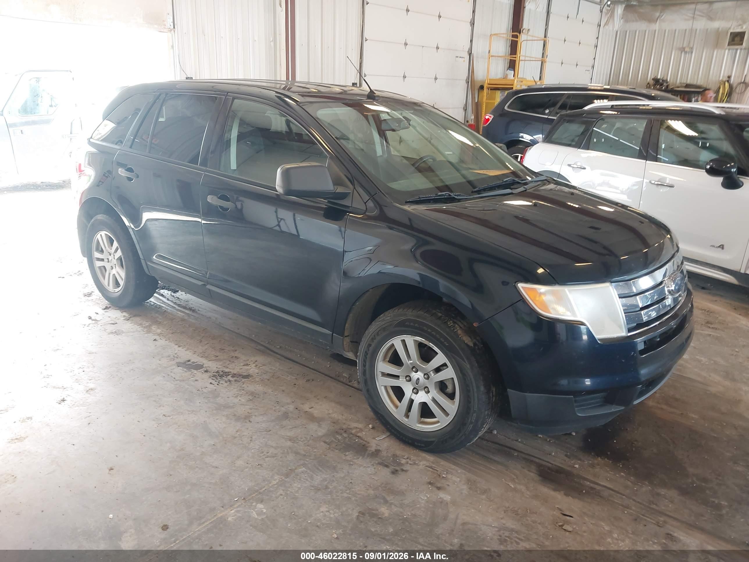 2009 Ford Edge Se Blue vin: 2FMDK36C09BA56056